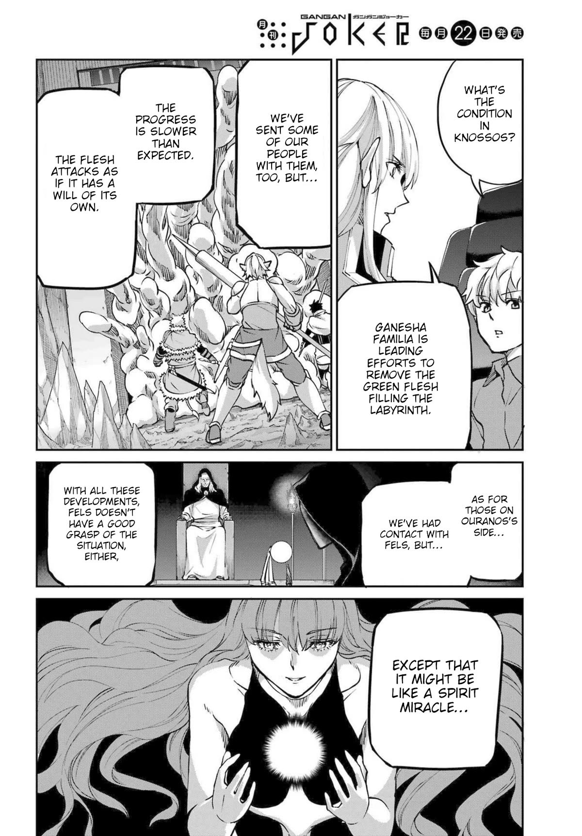 Dungeon ni Deai o Motomeru no wa Machigatte Iru Darou ka Gaiden - Sword Oratoria Chapter 111 page 32 - Chapter 111: By your Side