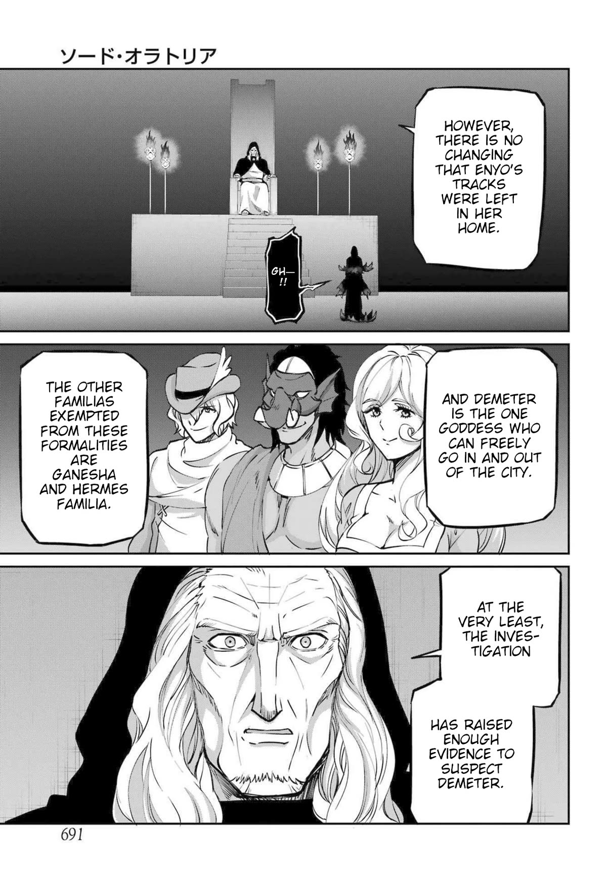 Dungeon ni Deai o Motomeru no wa Machigatte Iru Darou ka Gaiden - Sword Oratoria Chapter 112 page 18 - Chapter 112: Examination