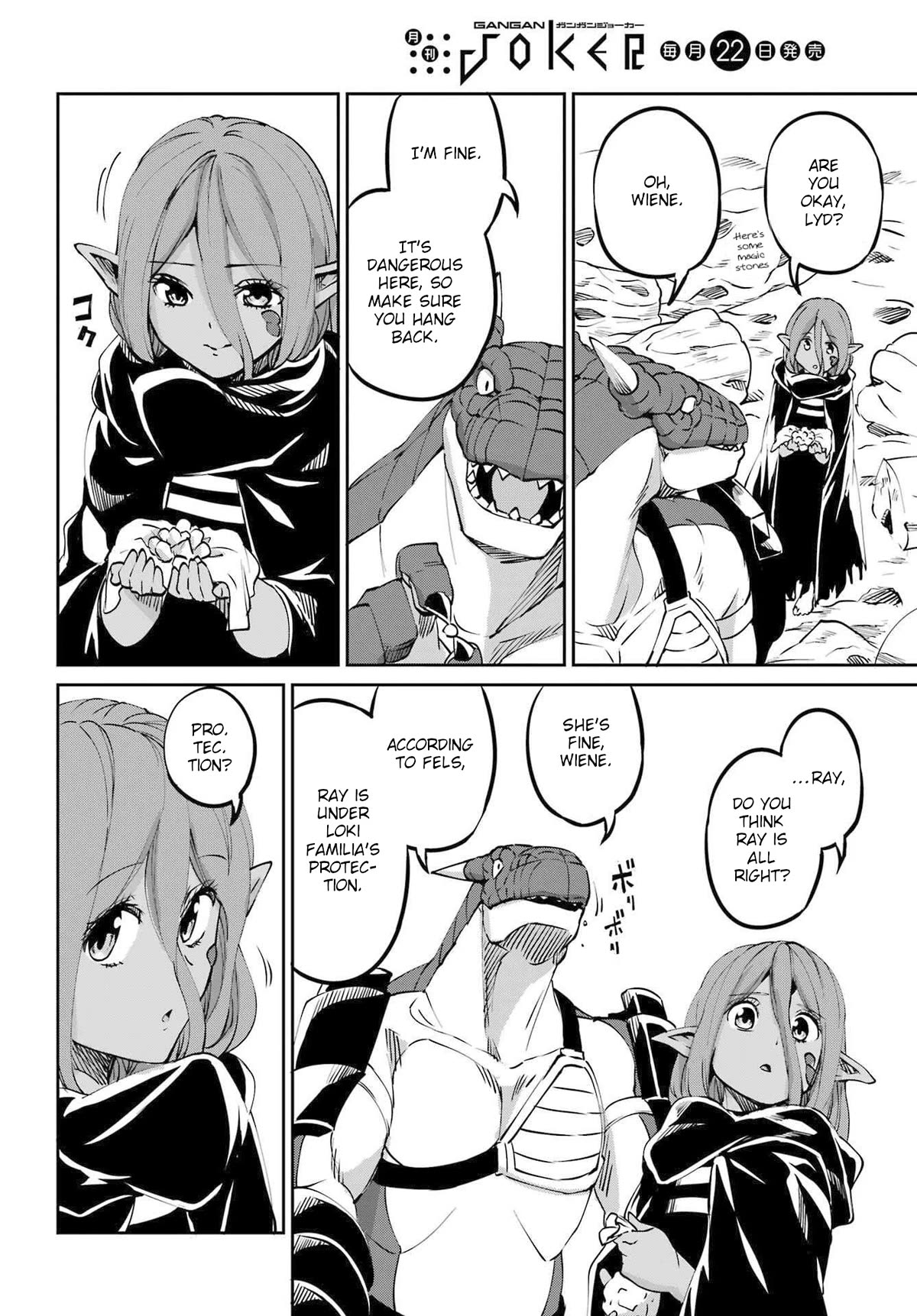 Dungeon ni Deai o Motomeru no wa Machigatte Iru Darou ka Gaiden - Sword Oratoria Chapter 113 page 22 - Chapter 113: Premonition