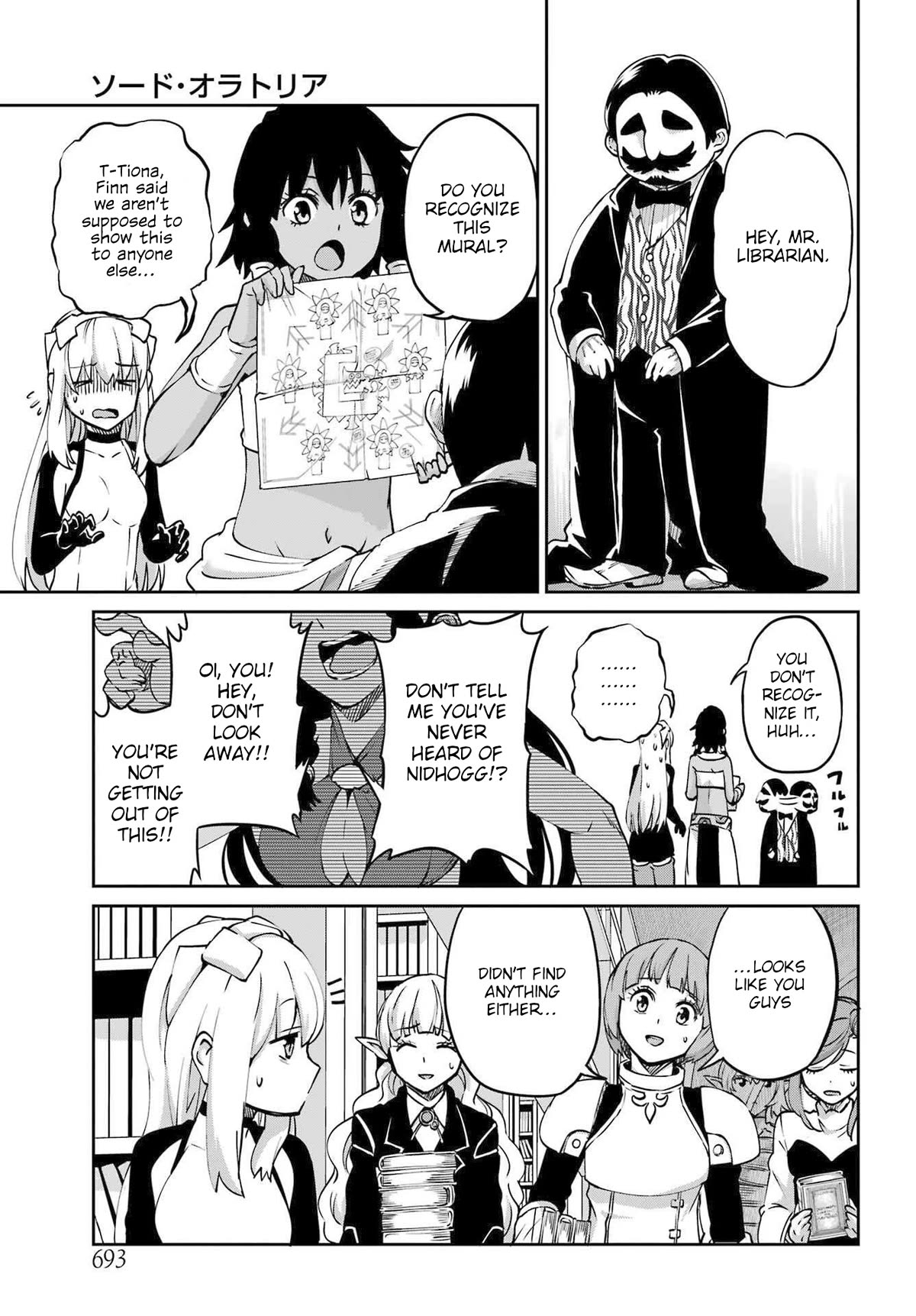 Dungeon ni Deai o Motomeru no wa Machigatte Iru Darou ka Gaiden - Sword Oratoria Chapter 113 page 34 - Chapter 113: Premonition