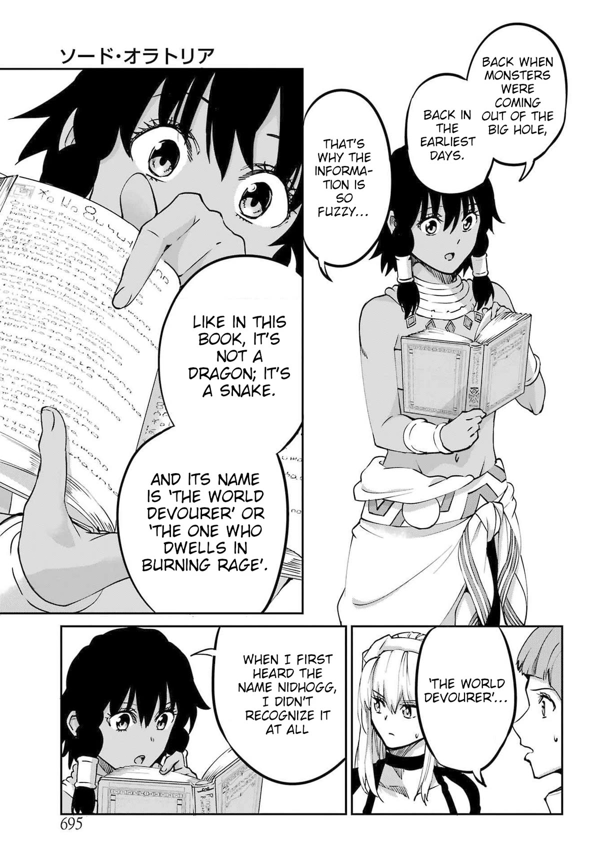 Dungeon ni Deai o Motomeru no wa Machigatte Iru Darou ka Gaiden - Sword Oratoria Chapter 113 page 36 - Chapter 113: Premonition