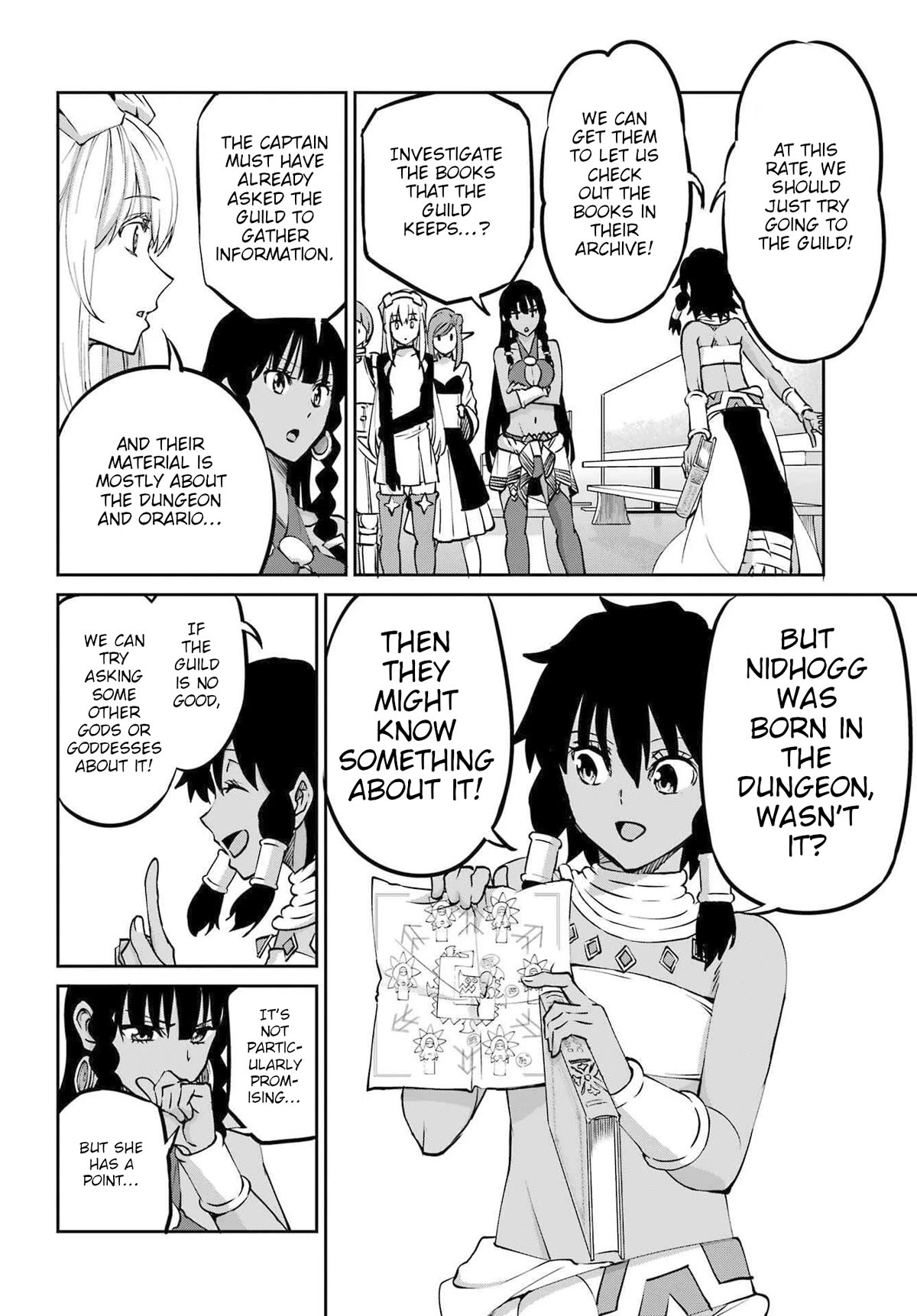 Dungeon ni Deai o Motomeru no wa Machigatte Iru Darou ka Gaiden - Sword Oratoria Chapter 113 page 39 - Chapter 113: Premonition