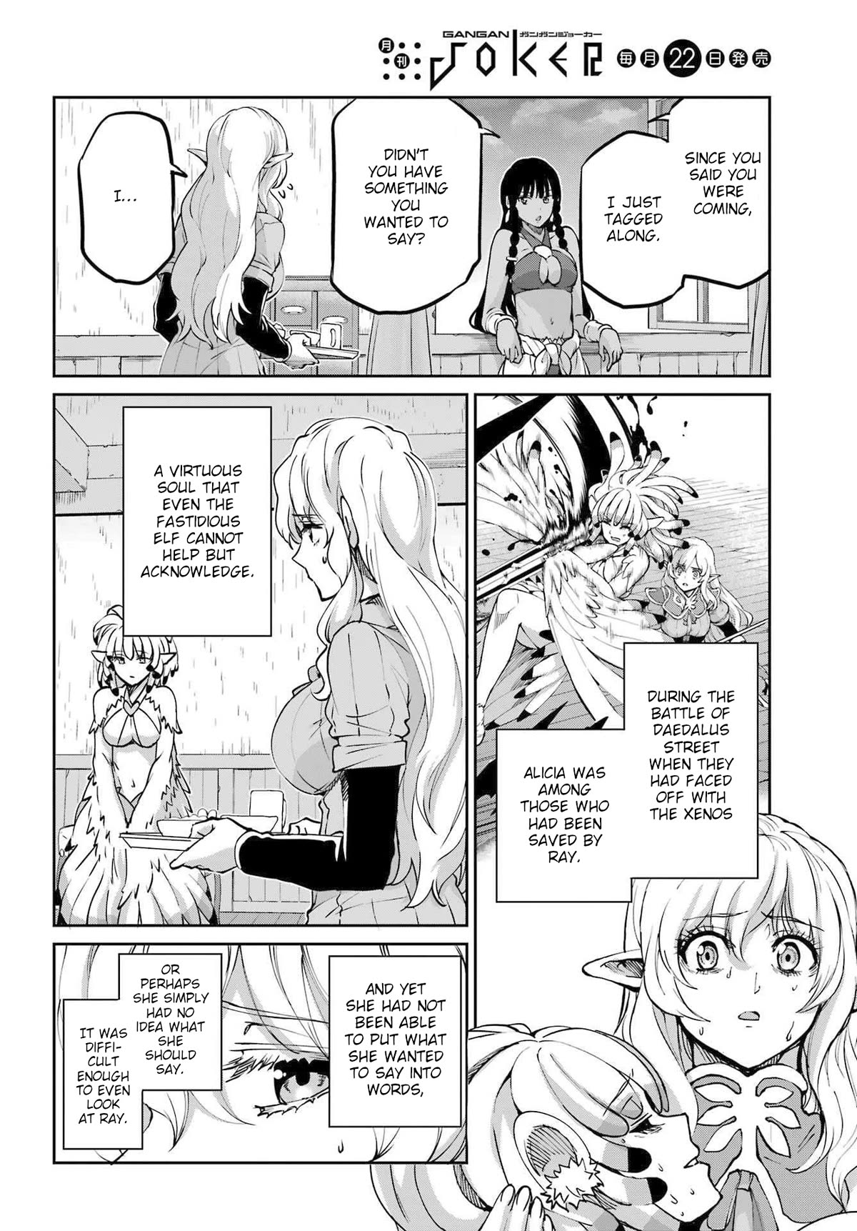 Dungeon ni Deai o Motomeru no wa Machigatte Iru Darou ka Gaiden - Sword Oratoria Chapter 113 page 6 - Chapter 113: Premonition