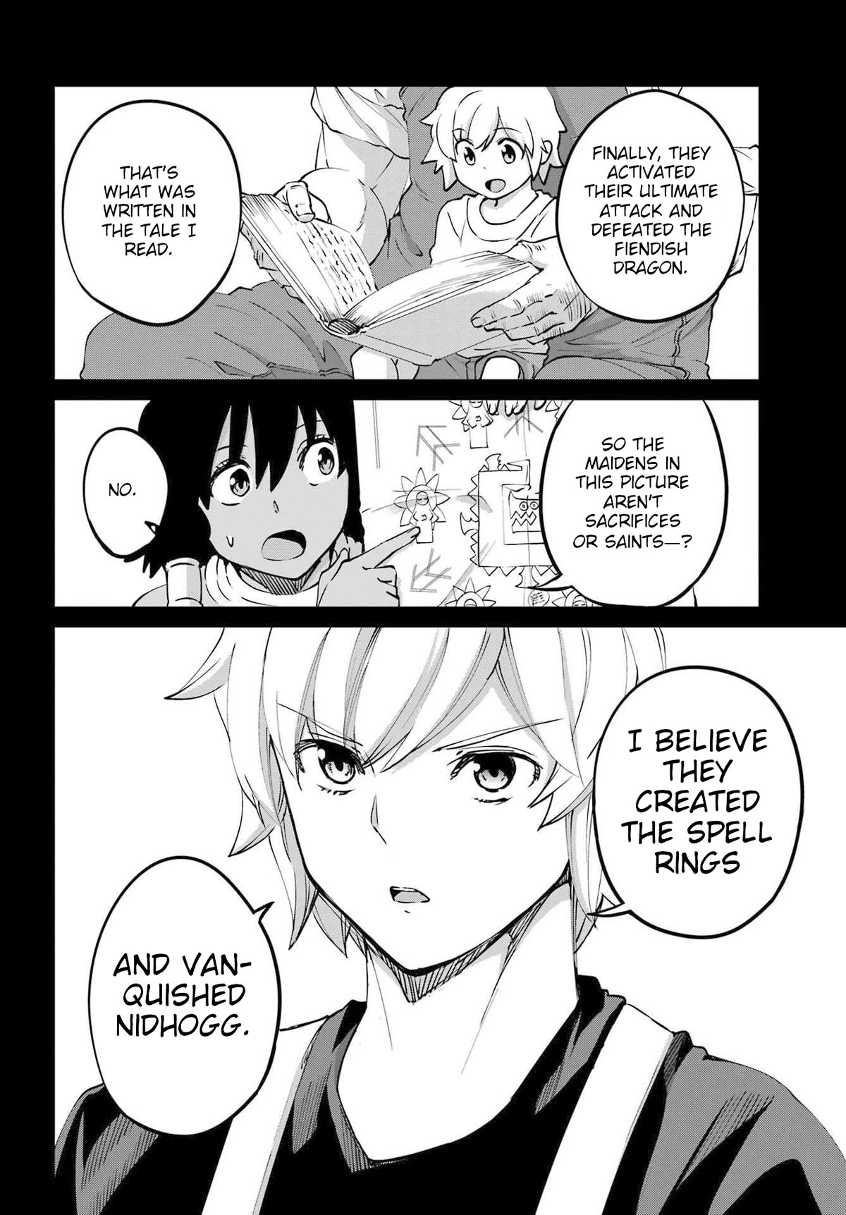 Dungeon ni Deai o Motomeru no wa Machigatte Iru Darou ka Gaiden - Sword Oratoria Chapter 114 page 12 - Chapter 114: Whispering