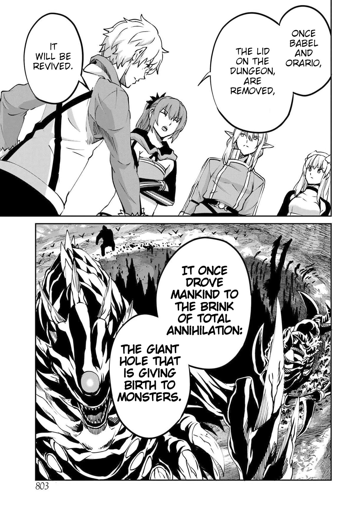 Dungeon ni Deai o Motomeru no wa Machigatte Iru Darou ka Gaiden - Sword Oratoria Chapter 114 page 26 - Chapter 114: Whispering