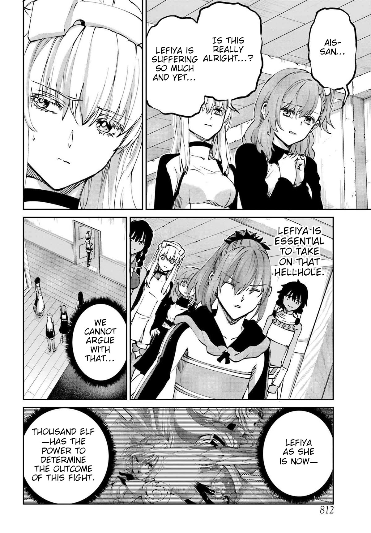 Dungeon ni Deai o Motomeru no wa Machigatte Iru Darou ka Gaiden - Sword Oratoria Chapter 114 page 35 - Chapter 114: Whispering