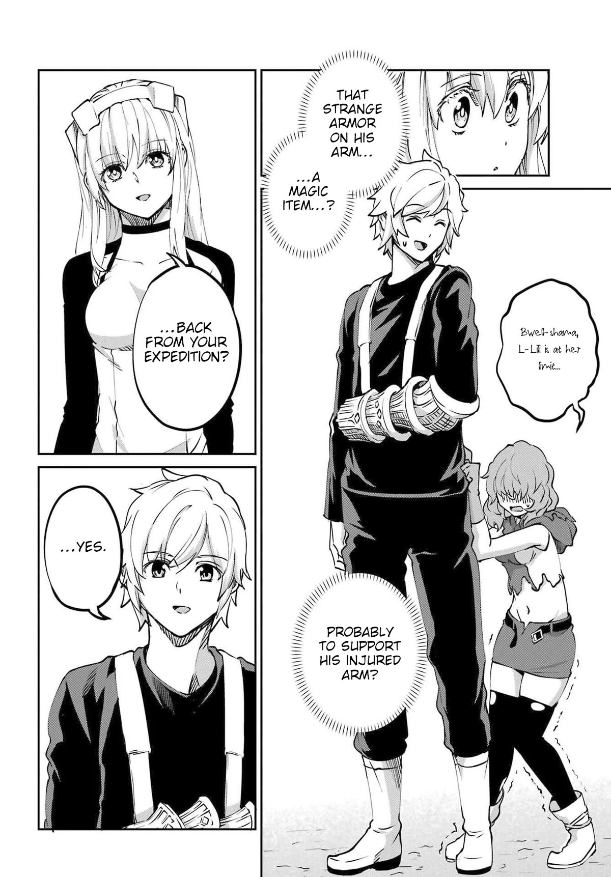 Dungeon ni Deai o Motomeru no wa Machigatte Iru Darou ka Gaiden - Sword Oratoria Chapter 114 page 4 - Chapter 114: Whispering