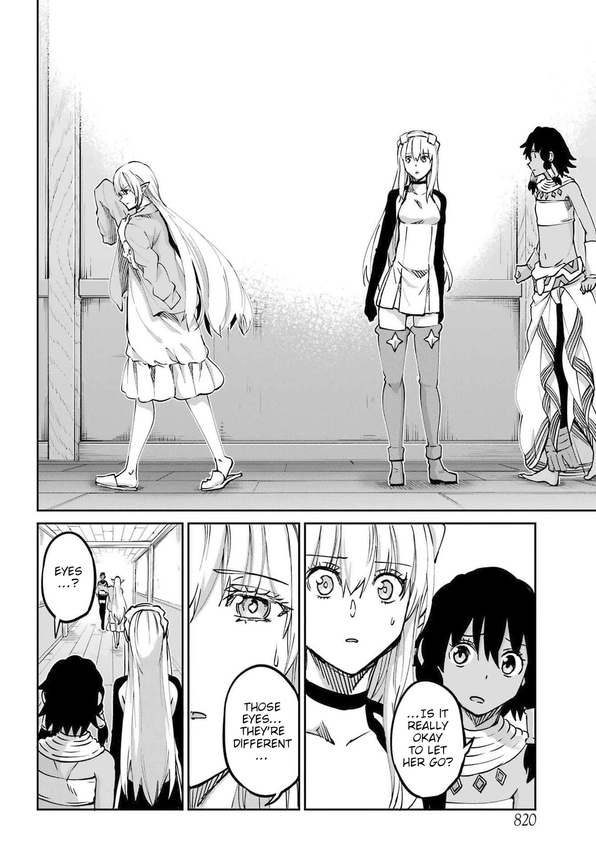 Dungeon ni Deai o Motomeru no wa Machigatte Iru Darou ka Gaiden - Sword Oratoria Chapter 114 page 42 - Chapter 114: Whispering
