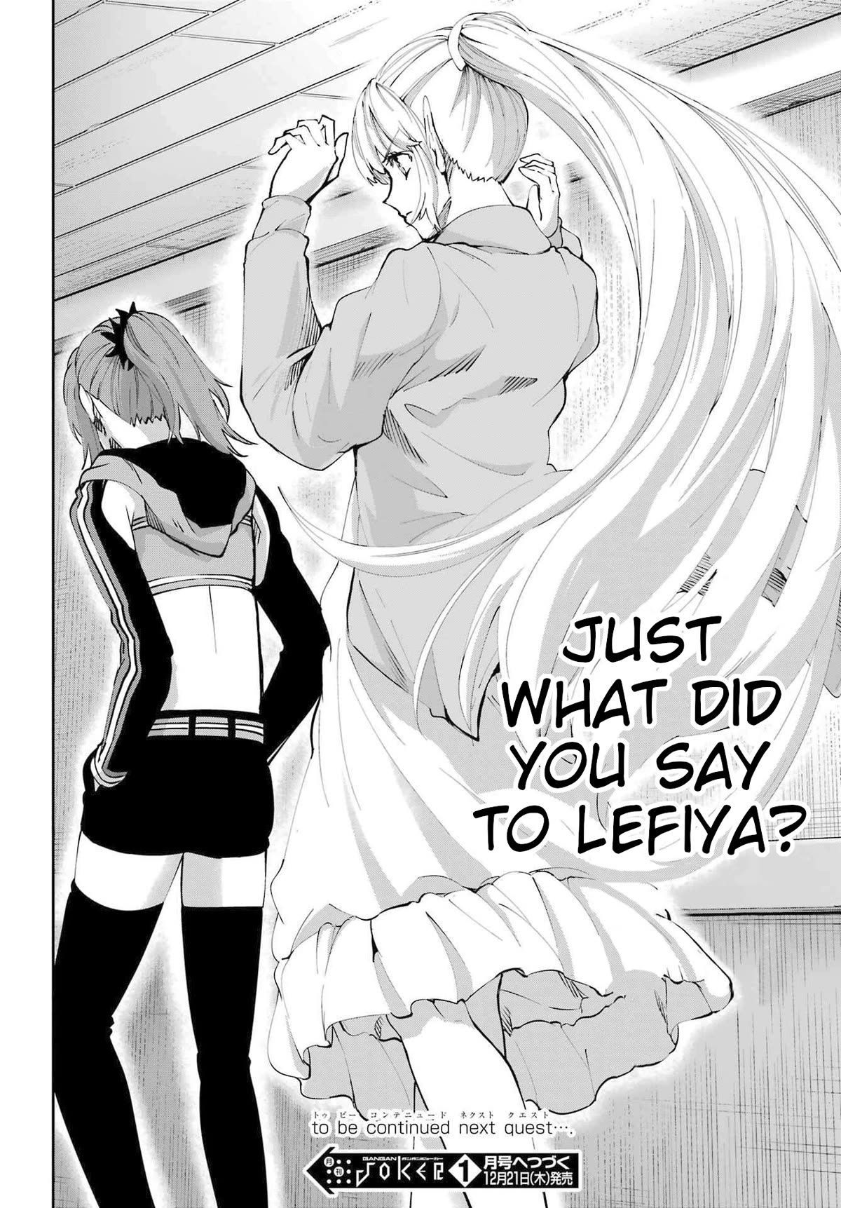 Dungeon ni Deai o Motomeru no wa Machigatte Iru Darou ka Gaiden - Sword Oratoria Chapter 114 page 44 - Chapter 114: Whispering