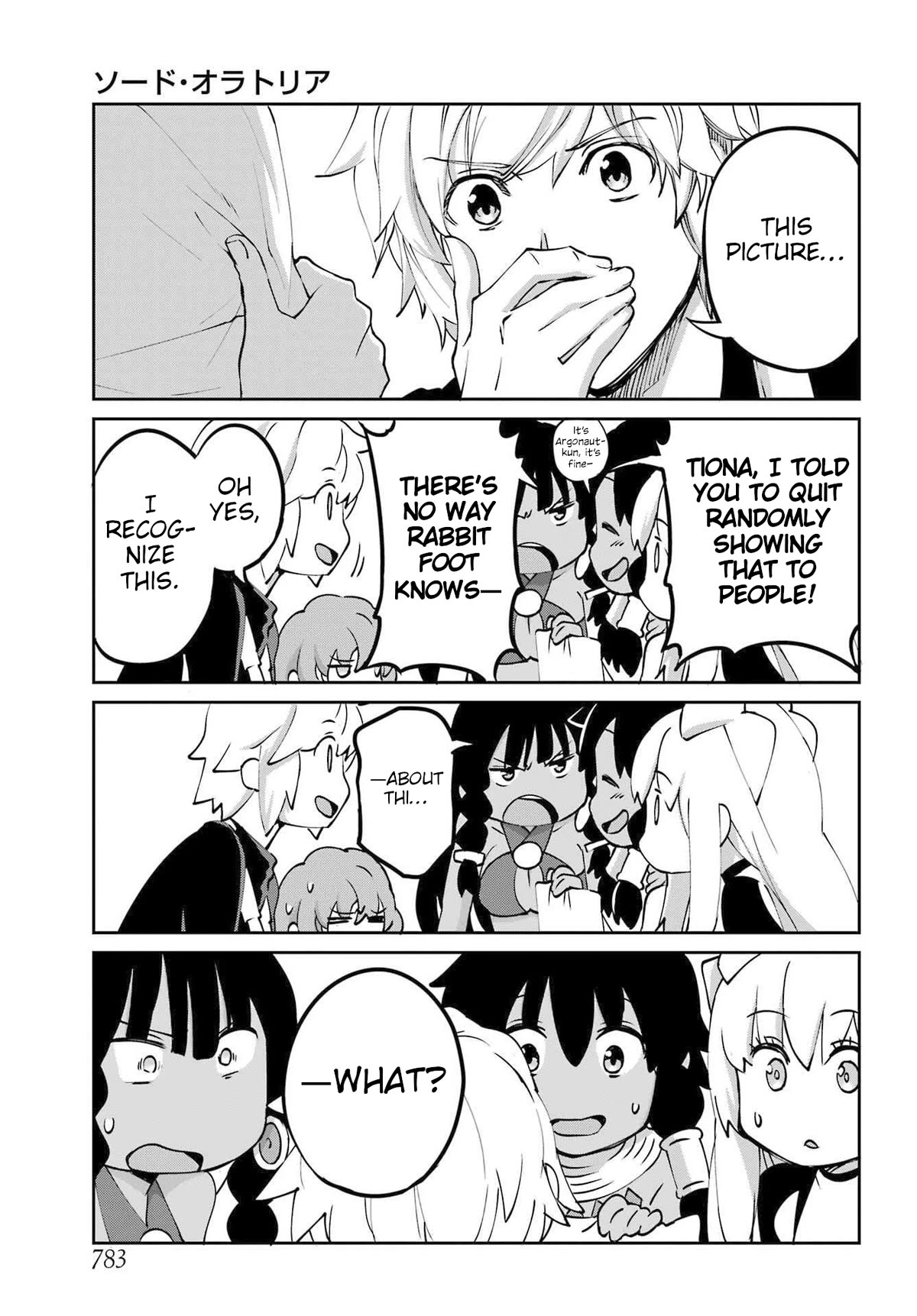 Dungeon ni Deai o Motomeru no wa Machigatte Iru Darou ka Gaiden - Sword Oratoria Chapter 114 page 7 - Chapter 114: Whispering