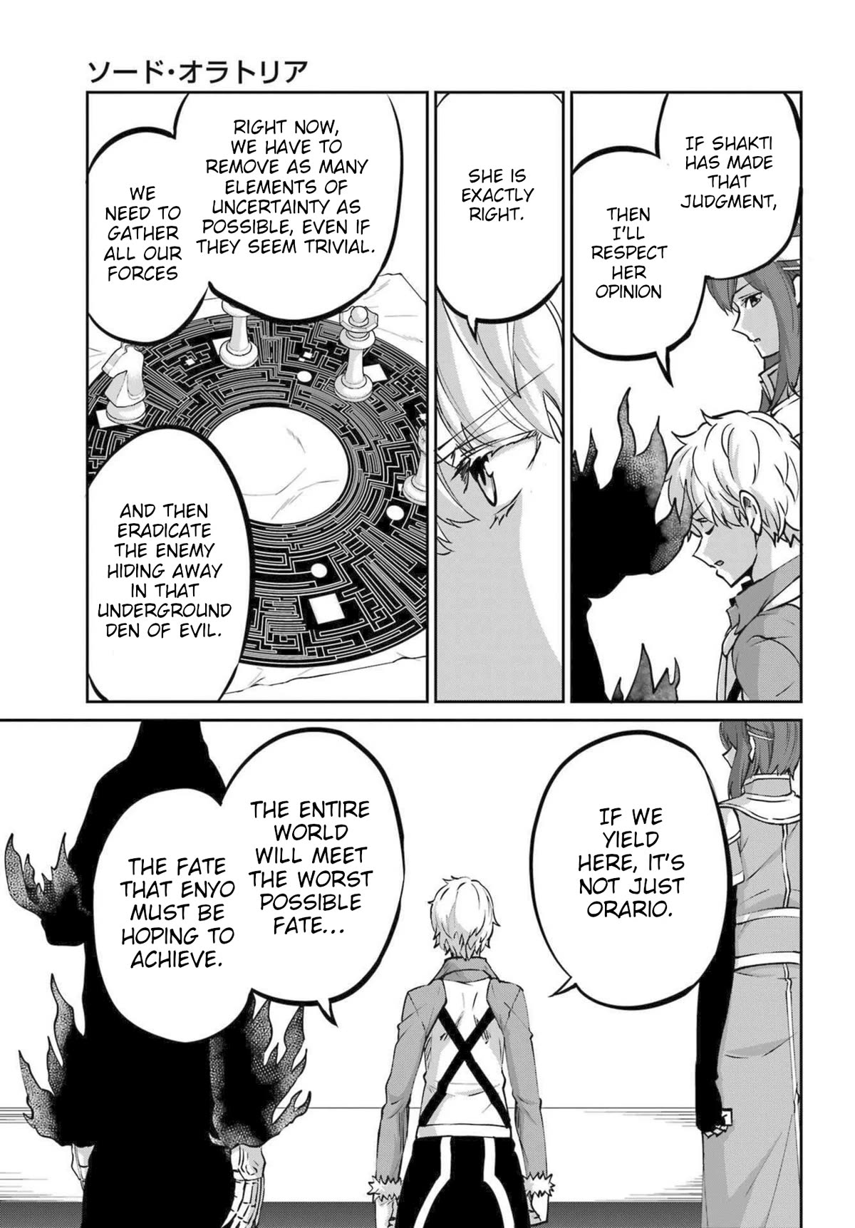 Dungeon ni Deai o Motomeru no wa Machigatte Iru Darou ka Gaiden - Sword Oratoria Chapter 115 page 32 - Chapter 115: Time Limit