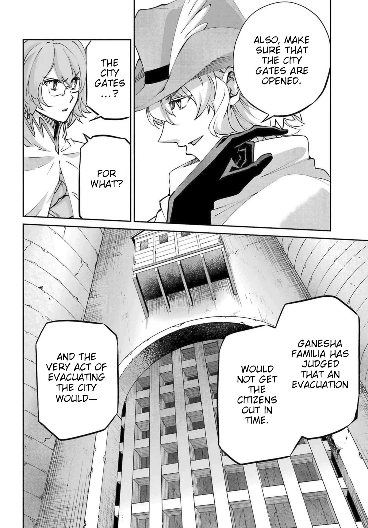 Dungeon ni Deai o Motomeru no wa Machigatte Iru Darou ka Gaiden - Sword Oratoria Chapter 115 page 41 - Chapter 115: Time Limit