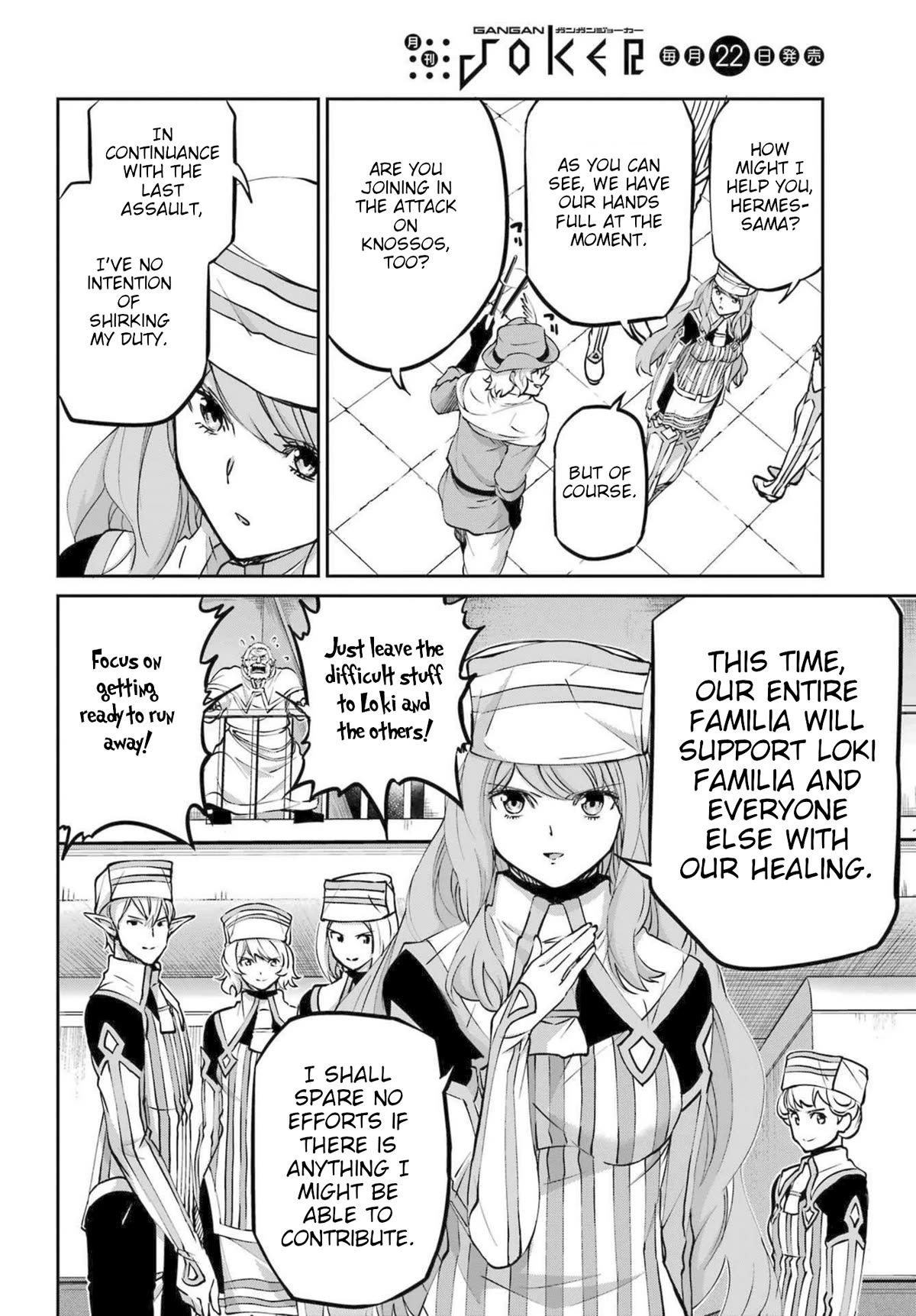 Dungeon ni Deai o Motomeru no wa Machigatte Iru Darou ka Gaiden - Sword Oratoria Chapter 115 page 45 - Chapter 115: Time Limit