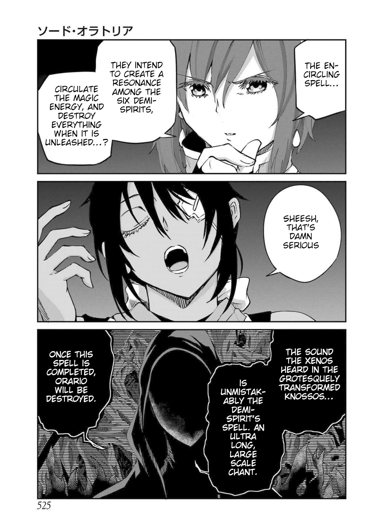 Dungeon ni Deai o Motomeru no wa Machigatte Iru Darou ka Gaiden - Sword Oratoria Chapter 115 page 9 - Chapter 115: Time Limit