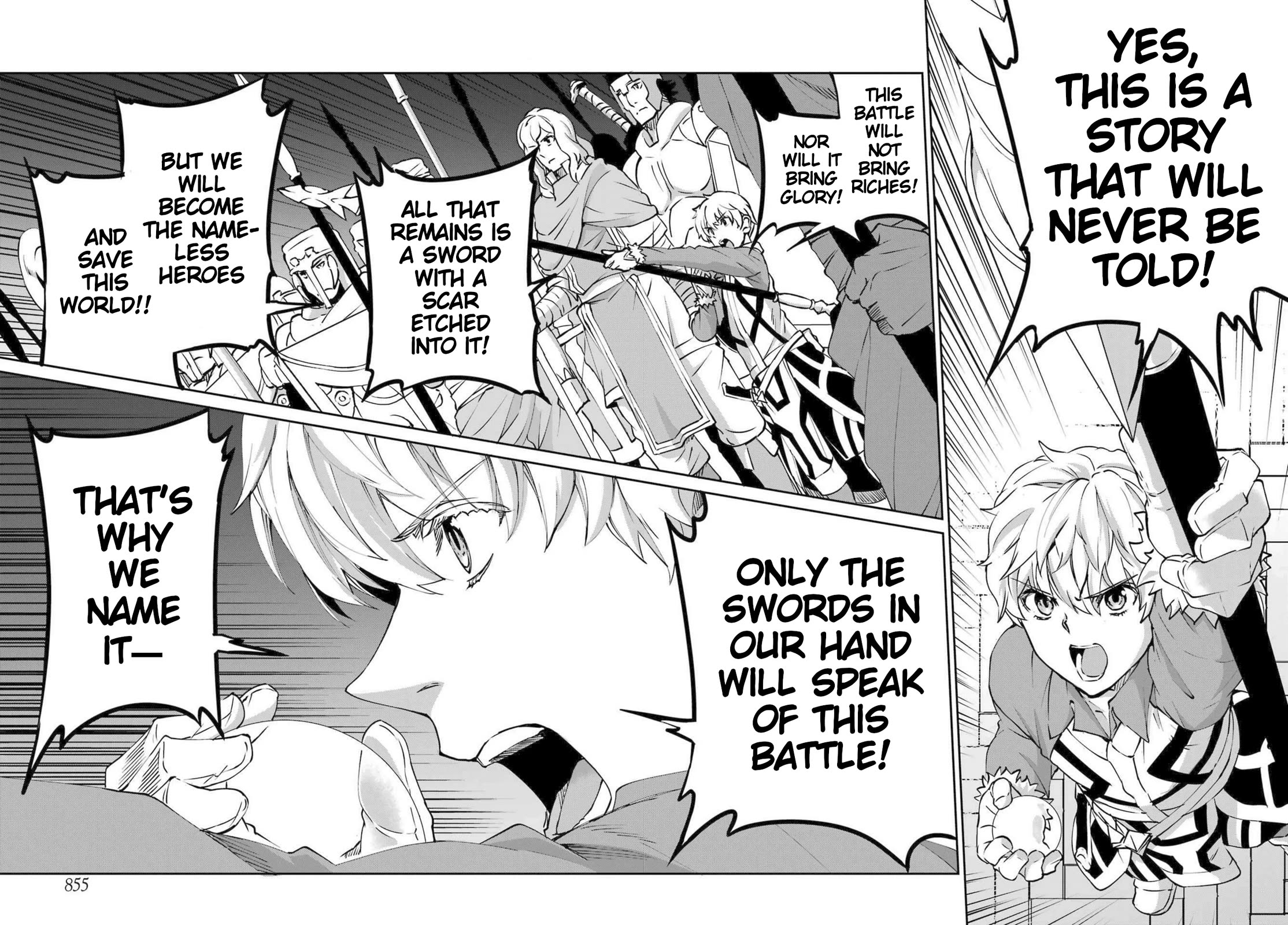 Dungeon ni Deai o Motomeru no wa Machigatte Iru Darou ka Gaiden - Sword Oratoria Chapter 116 page 20 - Chapter 116: War Cry