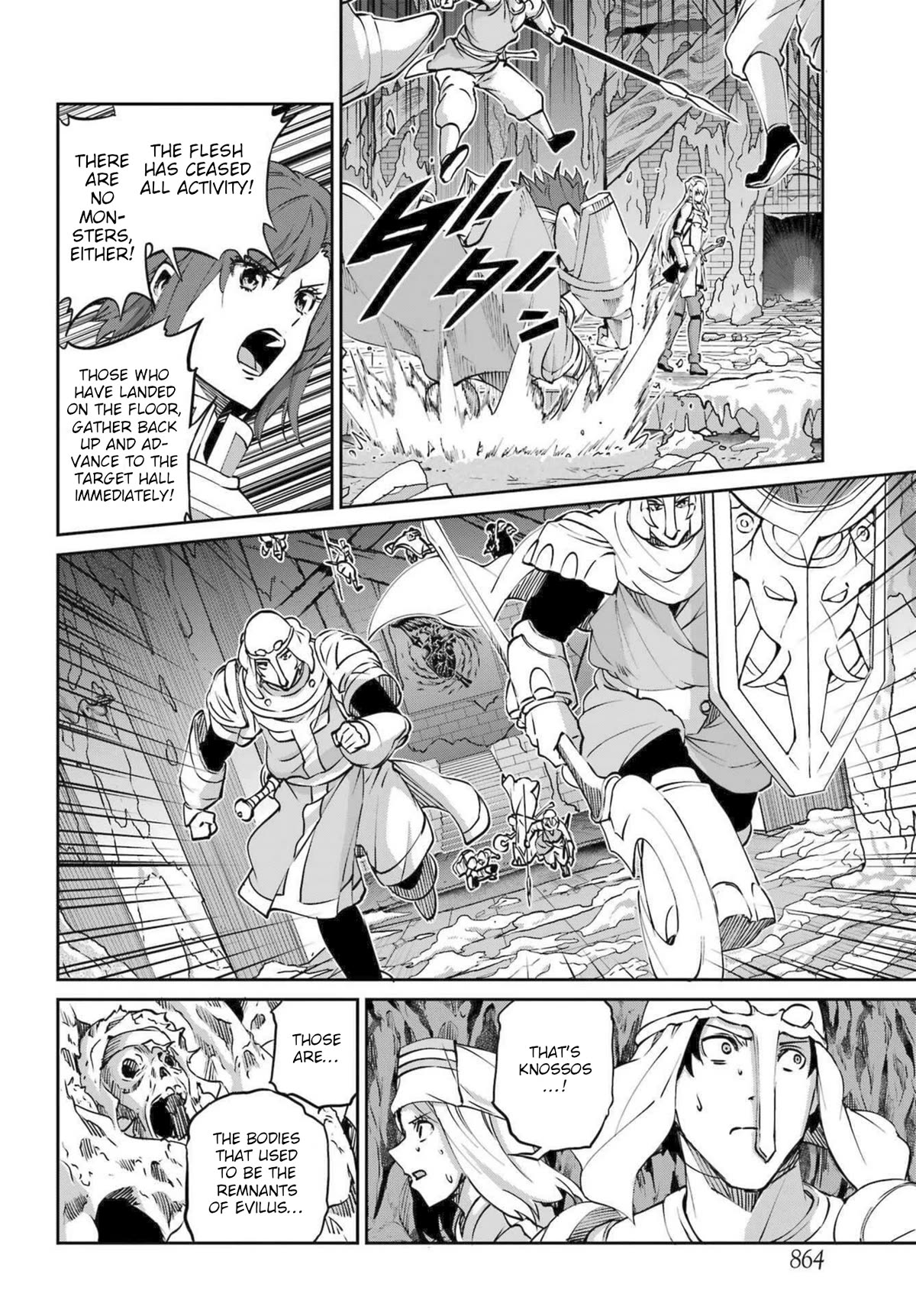 Dungeon ni Deai o Motomeru no wa Machigatte Iru Darou ka Gaiden - Sword Oratoria Chapter 116 page 28 - Chapter 116: War Cry