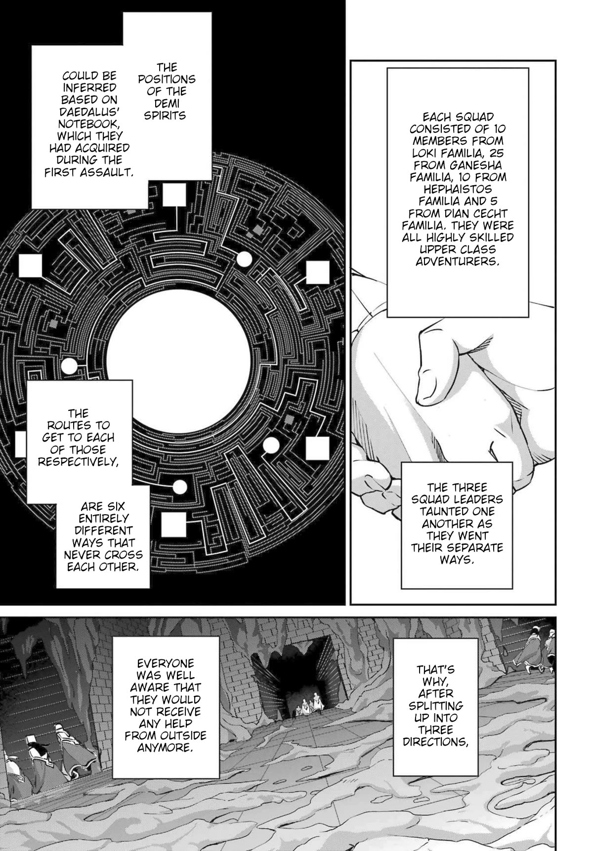 Dungeon ni Deai o Motomeru no wa Machigatte Iru Darou ka Gaiden - Sword Oratoria Chapter 116 page 31 - Chapter 116: War Cry