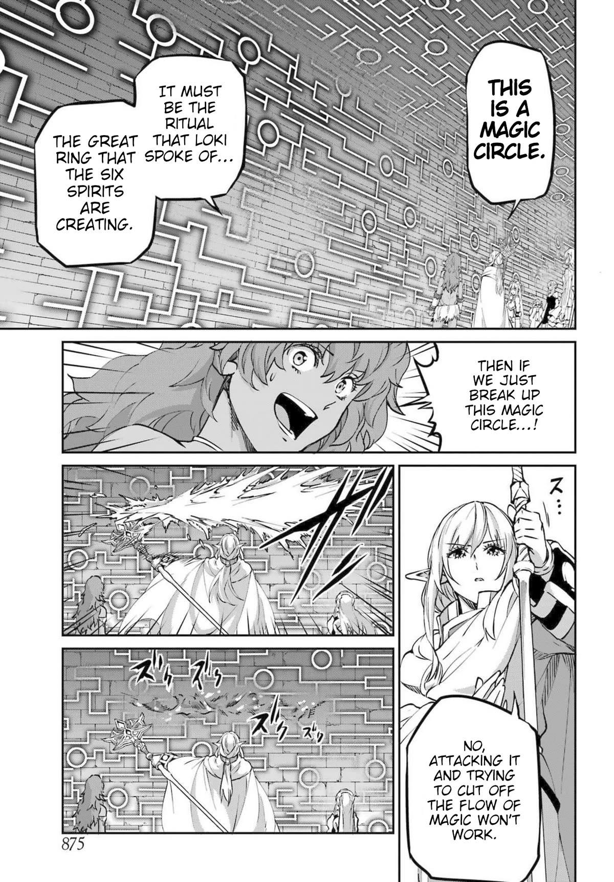 Dungeon ni Deai o Motomeru no wa Machigatte Iru Darou ka Gaiden - Sword Oratoria Chapter 116 page 39 - Chapter 116: War Cry