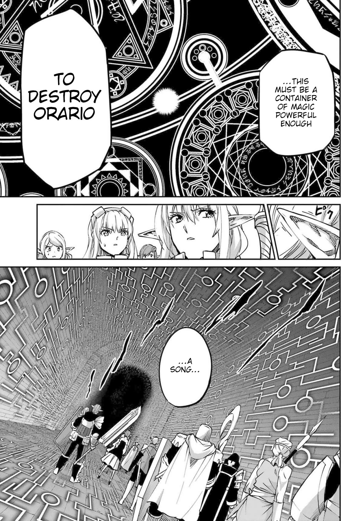 Dungeon ni Deai o Motomeru no wa Machigatte Iru Darou ka Gaiden - Sword Oratoria Chapter 116 page 41 - Chapter 116: War Cry