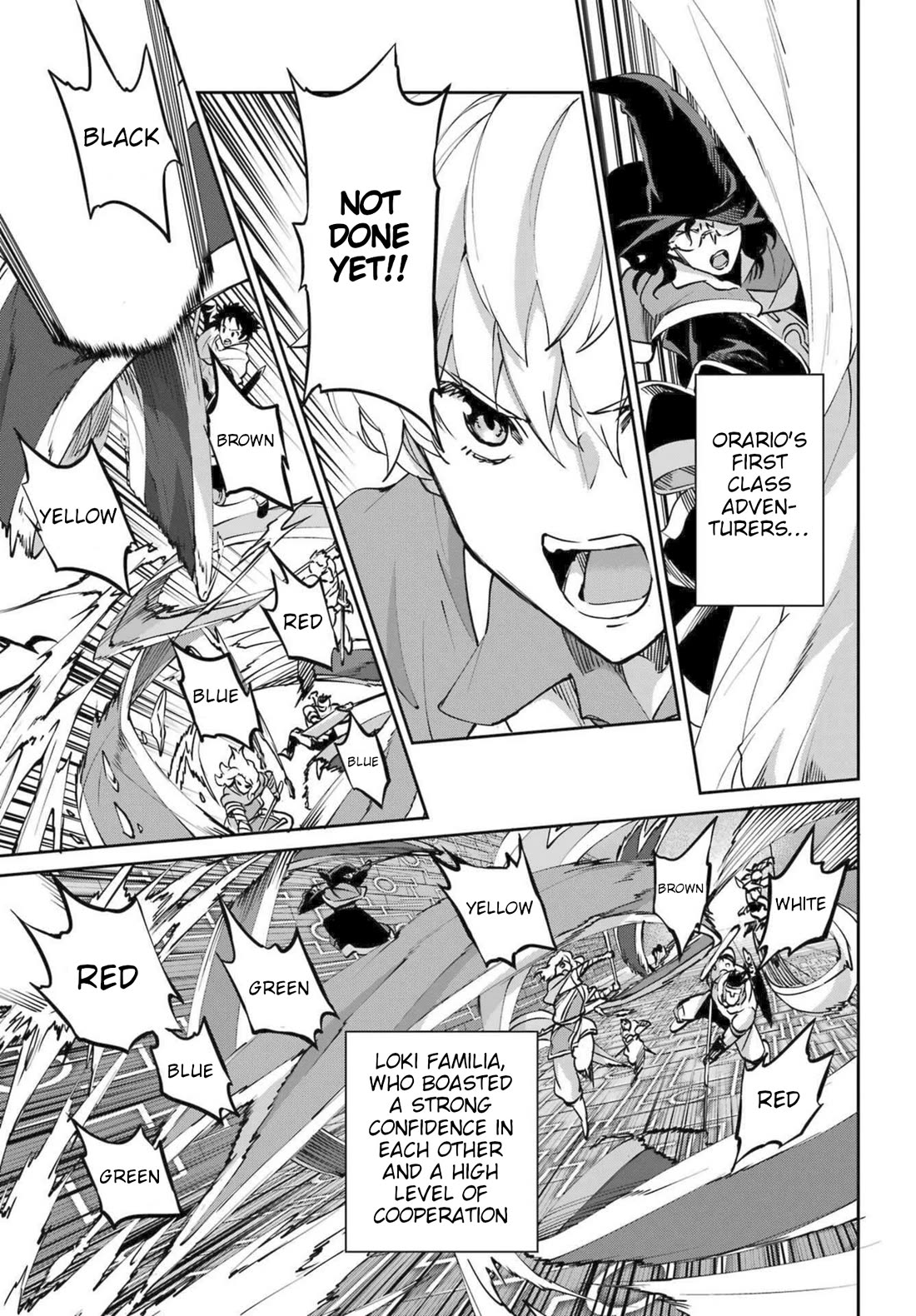 Dungeon ni Deai o Motomeru no wa Machigatte Iru Darou ka Gaiden - Sword Oratoria Chapter 117 page 24 - Chapter 117: Die Hard