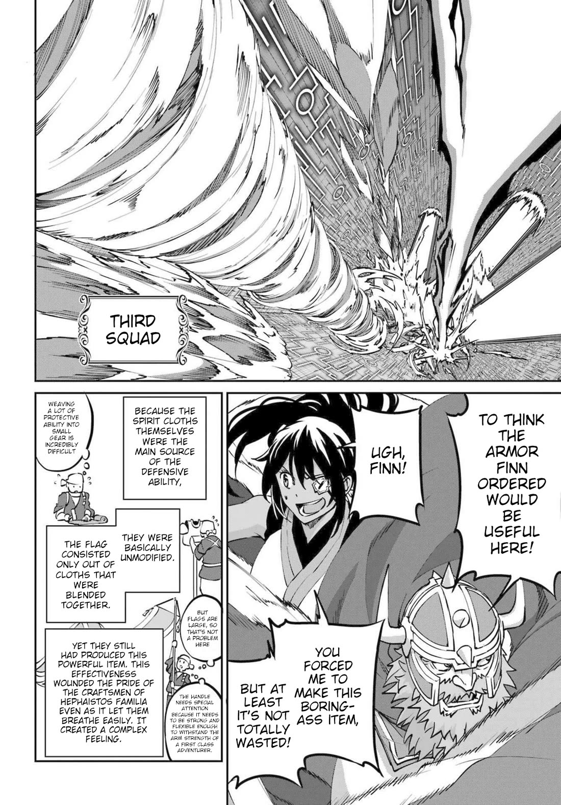 Dungeon ni Deai o Motomeru no wa Machigatte Iru Darou ka Gaiden - Sword Oratoria Chapter 117 page 29 - Chapter 117: Die Hard