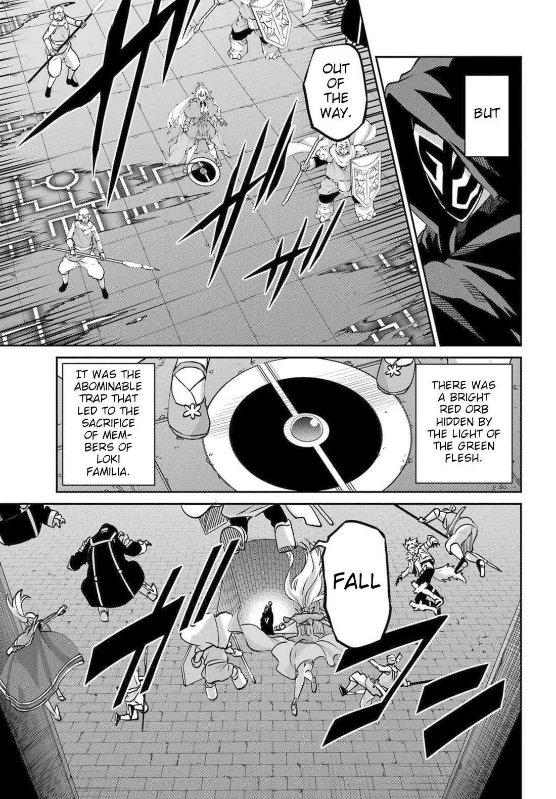 Dungeon ni Deai o Motomeru no wa Machigatte Iru Darou ka Gaiden - Sword Oratoria Chapter 118 page 42 - Chapter 118: Darkest Place