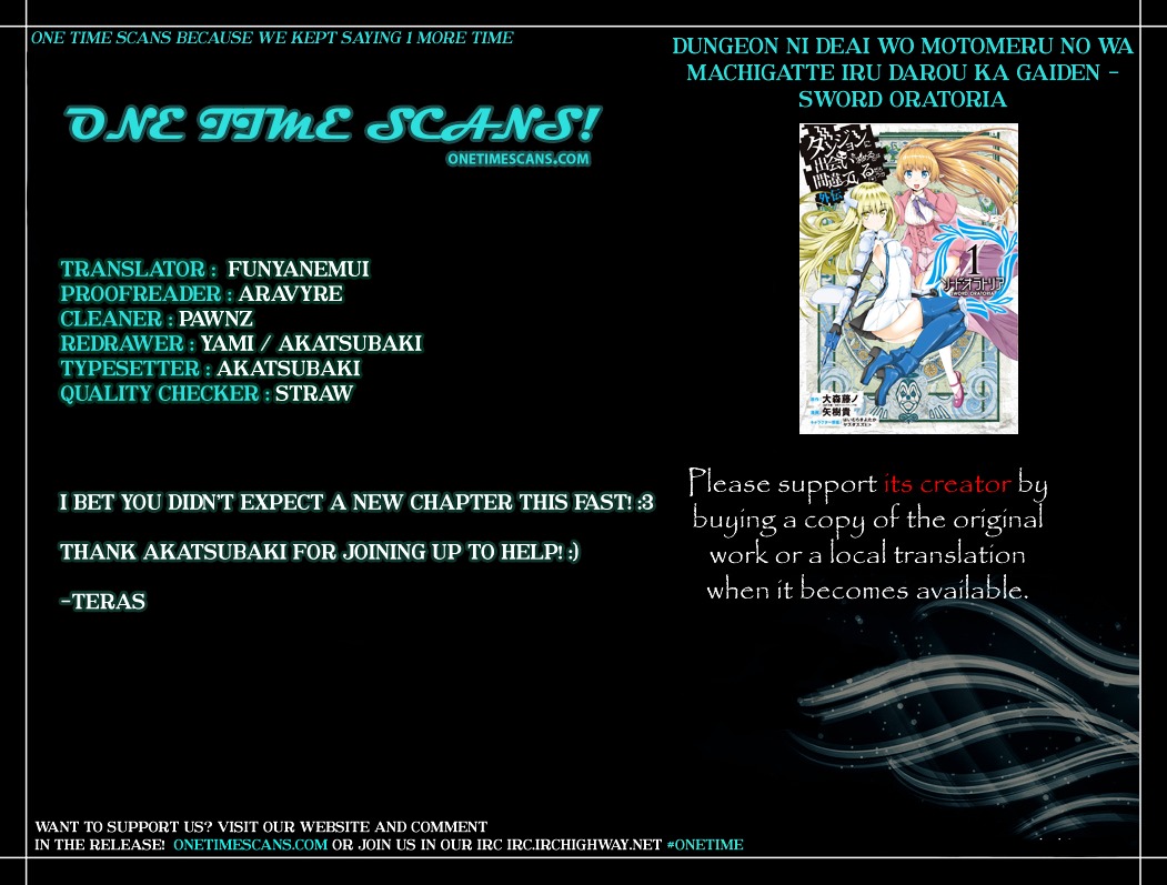 Dungeon ni Deai o Motomeru no wa Machigatte Iru Darou ka Gaiden - Sword Oratoria Chapter 12 page 1 - Chapter 12 :