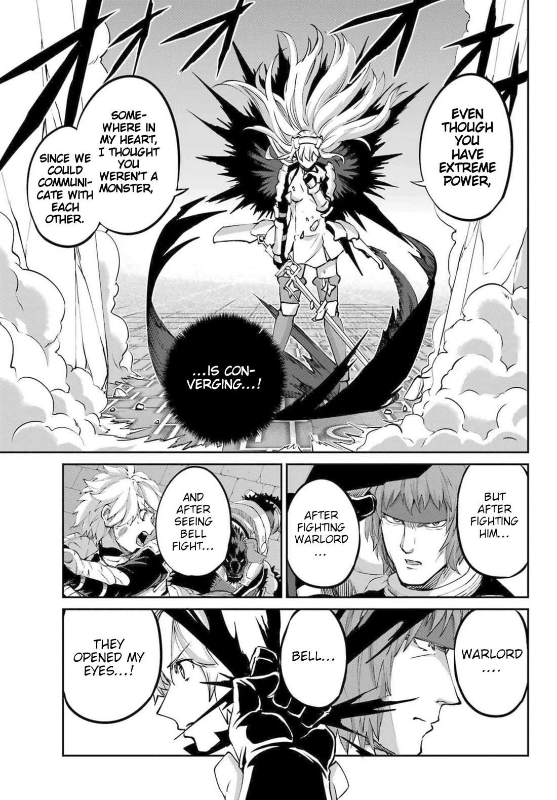 Dungeon ni Deai o Motomeru no wa Machigatte Iru Darou ka Gaiden - Sword Oratoria Chapter 120 page 29 - Chapter 120: Avenger
