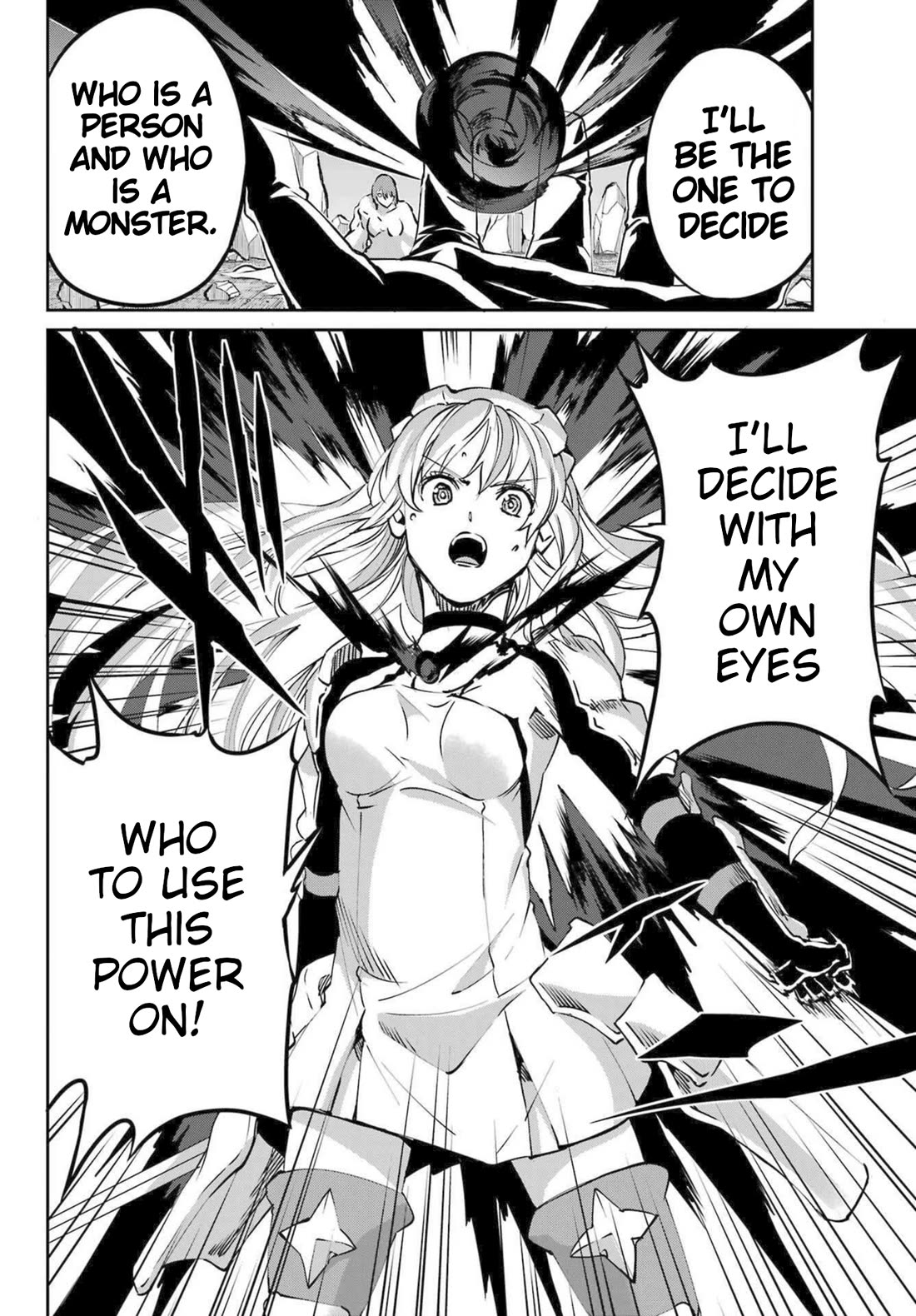 Dungeon ni Deai o Motomeru no wa Machigatte Iru Darou ka Gaiden - Sword Oratoria Chapter 120 page 32 - Chapter 120: Avenger