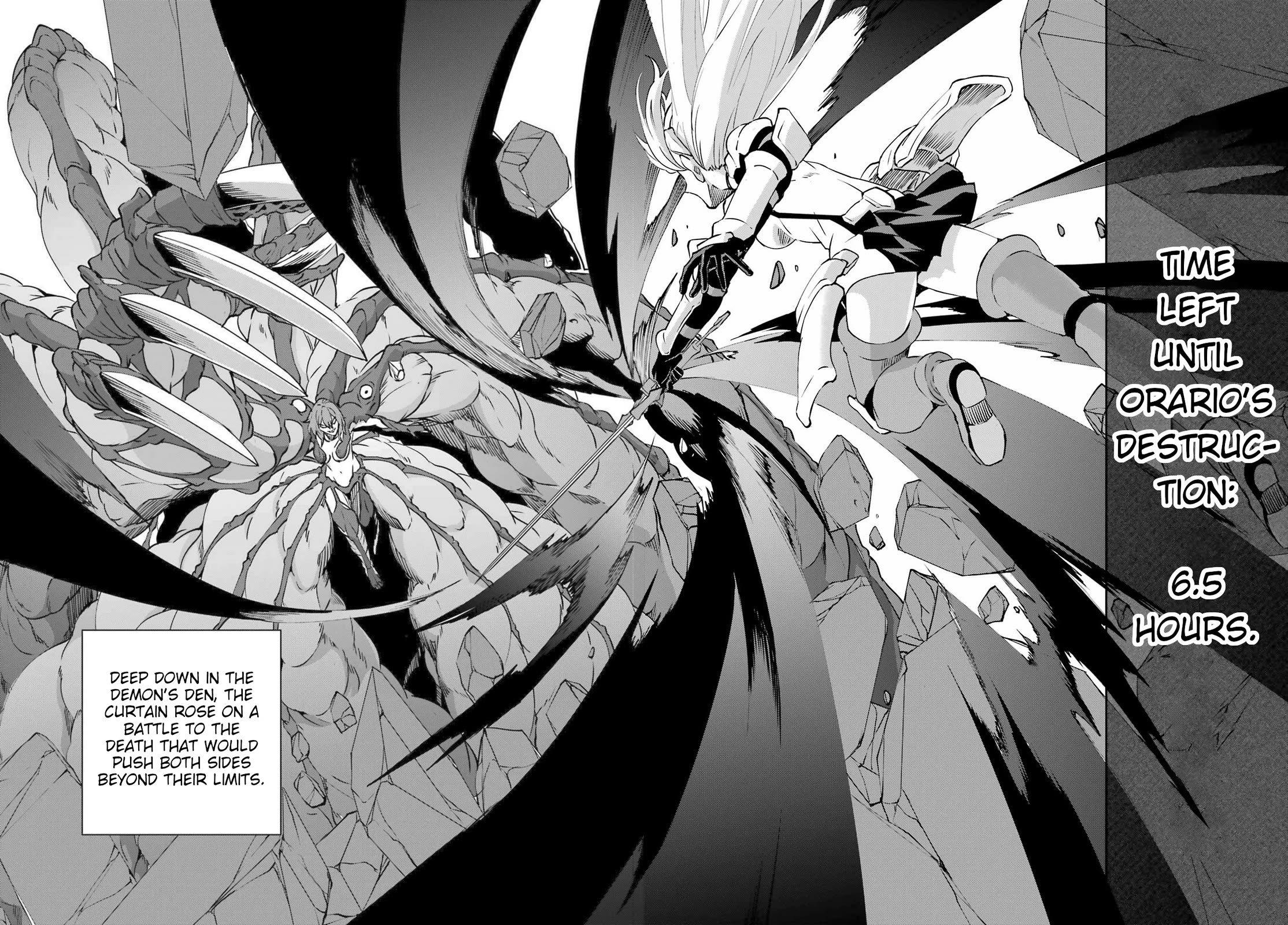 Dungeon ni Deai o Motomeru no wa Machigatte Iru Darou ka Gaiden - Sword Oratoria Chapter 120 page 45 - Chapter 120: Avenger