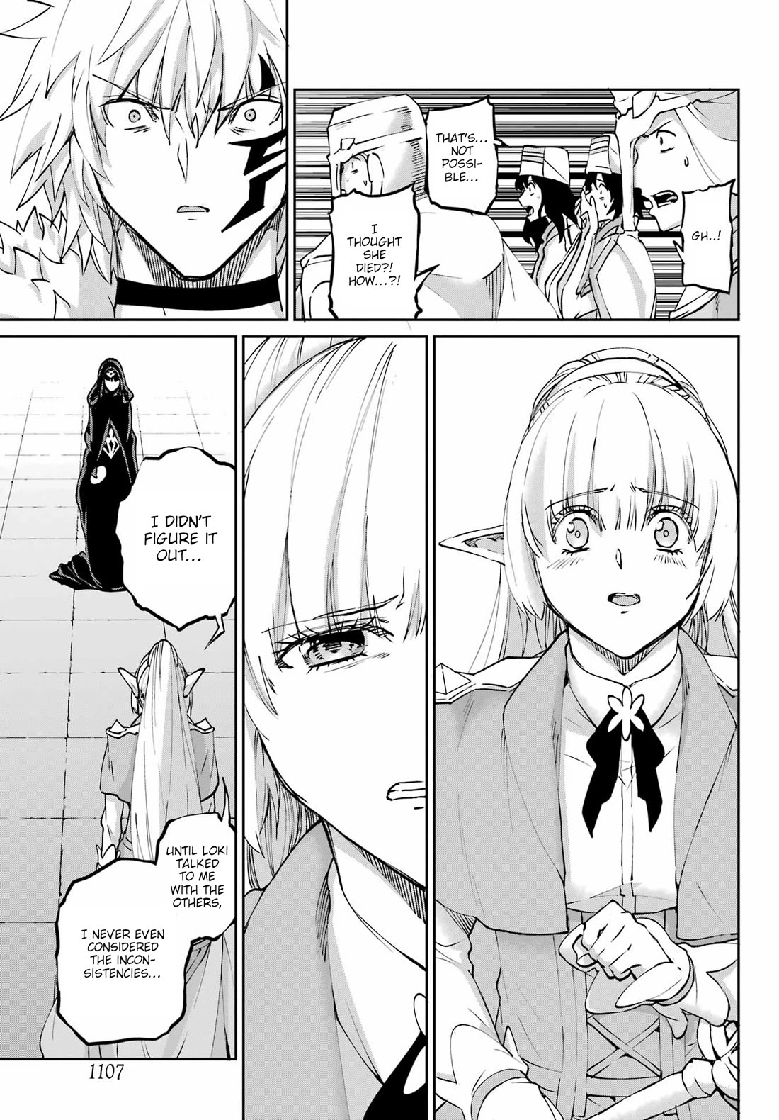 Dungeon ni Deai o Motomeru no wa Machigatte Iru Darou ka Gaiden - Sword Oratoria Chapter 122 page 25 - Chapter 122: Whodunit (Truth)