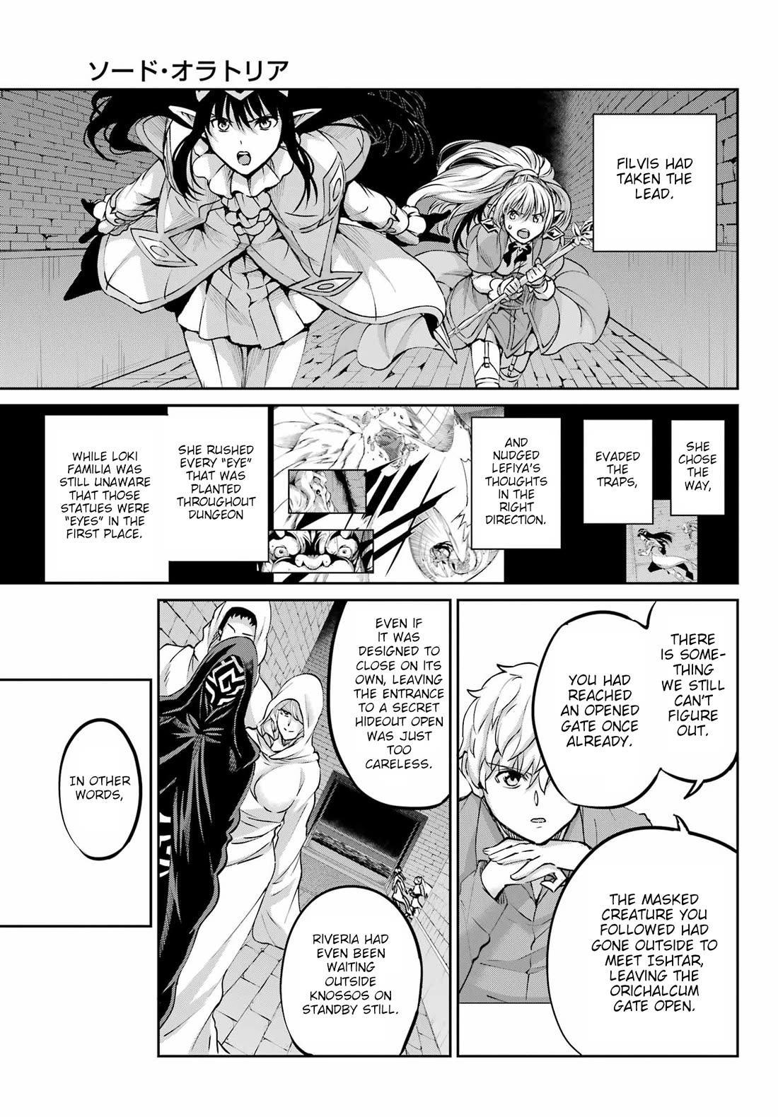 Dungeon ni Deai o Motomeru no wa Machigatte Iru Darou ka Gaiden - Sword Oratoria Chapter 122 page 31 - Chapter 122: Whodunit (Truth)