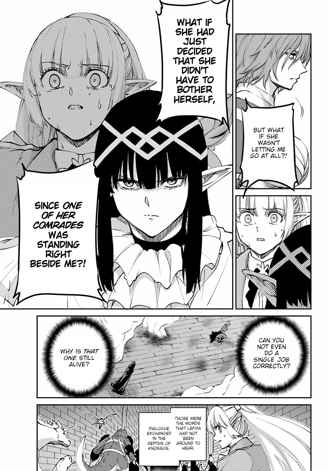 Dungeon ni Deai o Motomeru no wa Machigatte Iru Darou ka Gaiden - Sword Oratoria Chapter 122 page 35 - Chapter 122: Whodunit (Truth)