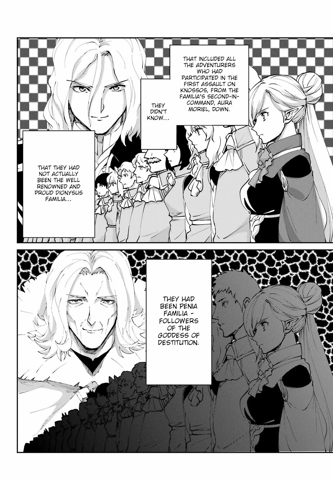 Dungeon ni Deai o Motomeru no wa Machigatte Iru Darou ka Gaiden - Sword Oratoria Chapter 123 page 14 - Chapter 123: Deduction
