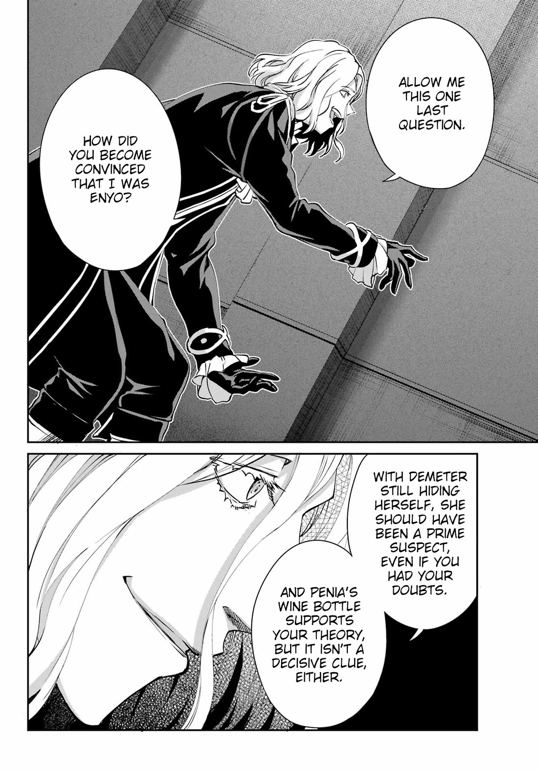 Dungeon ni Deai o Motomeru no wa Machigatte Iru Darou ka Gaiden - Sword Oratoria Chapter 123 page 28 - Chapter 123: Deduction