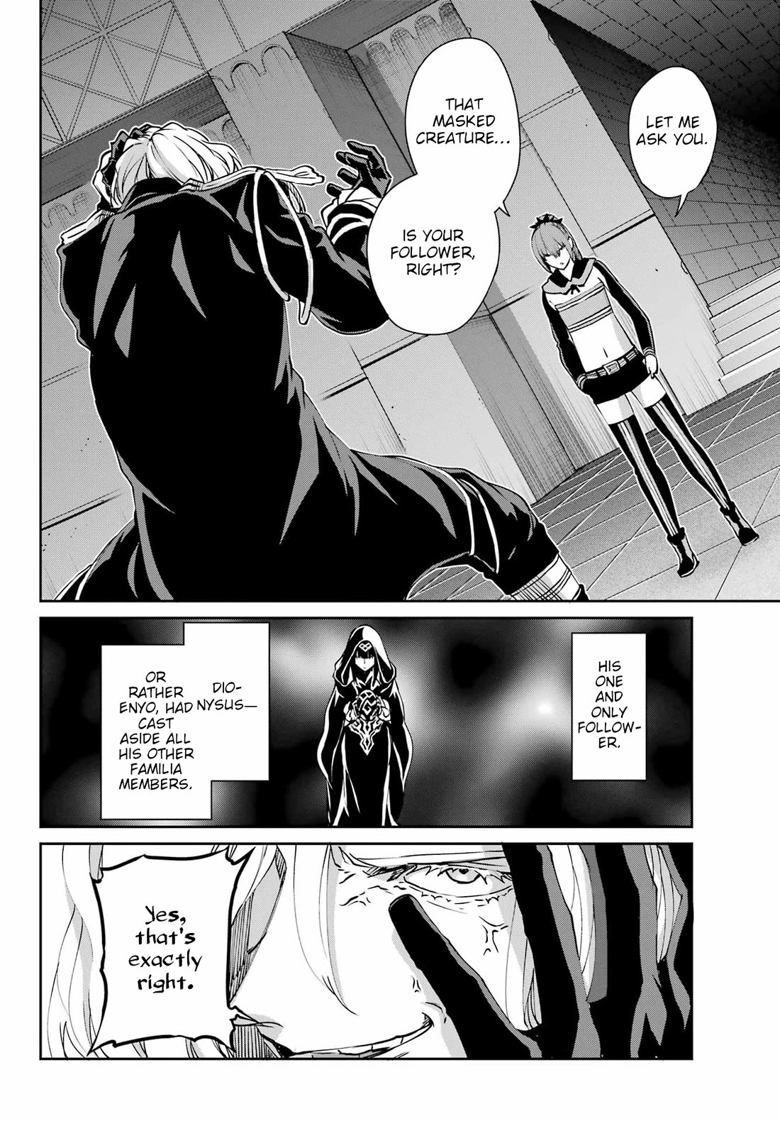 Dungeon ni Deai o Motomeru no wa Machigatte Iru Darou ka Gaiden - Sword Oratoria Chapter 123 page 35 - Chapter 123: Deduction