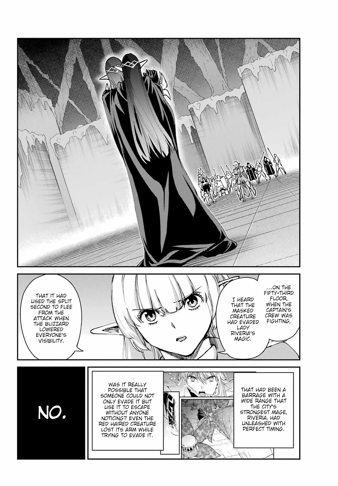 Dungeon ni Deai o Motomeru no wa Machigatte Iru Darou ka Gaiden - Sword Oratoria Chapter 123 page 37 - Chapter 123: Deduction