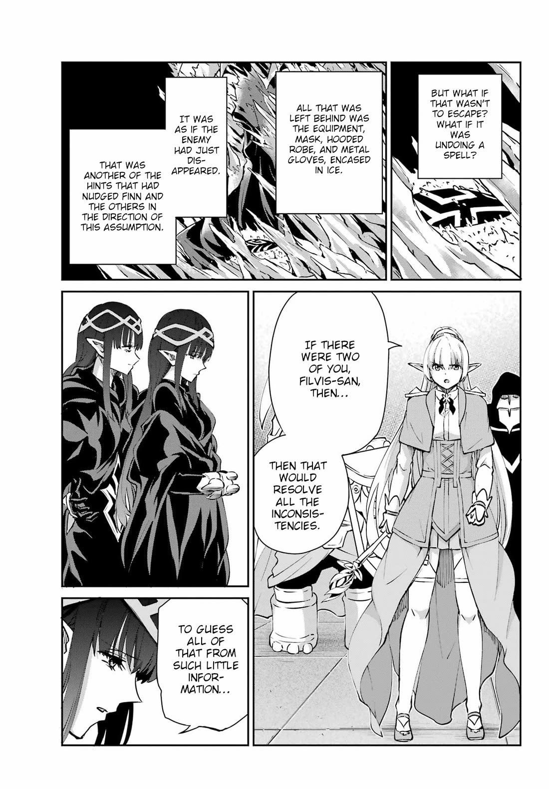 Dungeon ni Deai o Motomeru no wa Machigatte Iru Darou ka Gaiden - Sword Oratoria Chapter 123 page 38 - Chapter 123: Deduction