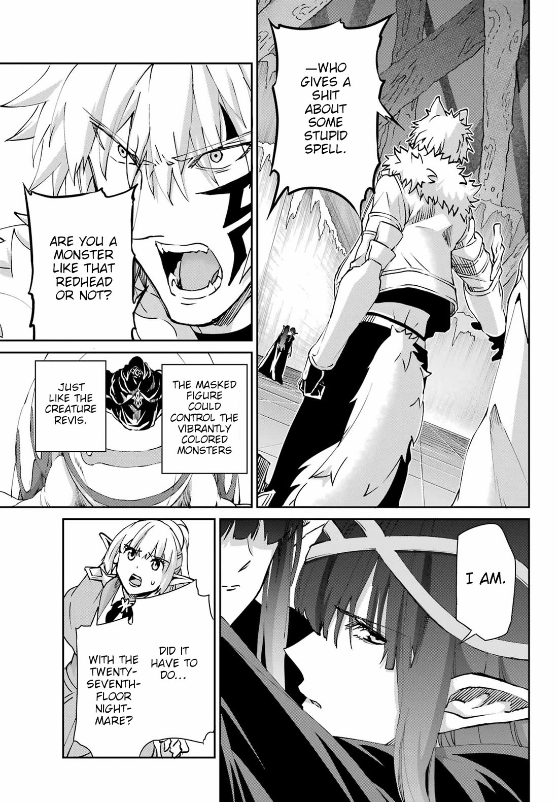 Dungeon ni Deai o Motomeru no wa Machigatte Iru Darou ka Gaiden - Sword Oratoria Chapter 123 page 40 - Chapter 123: Deduction