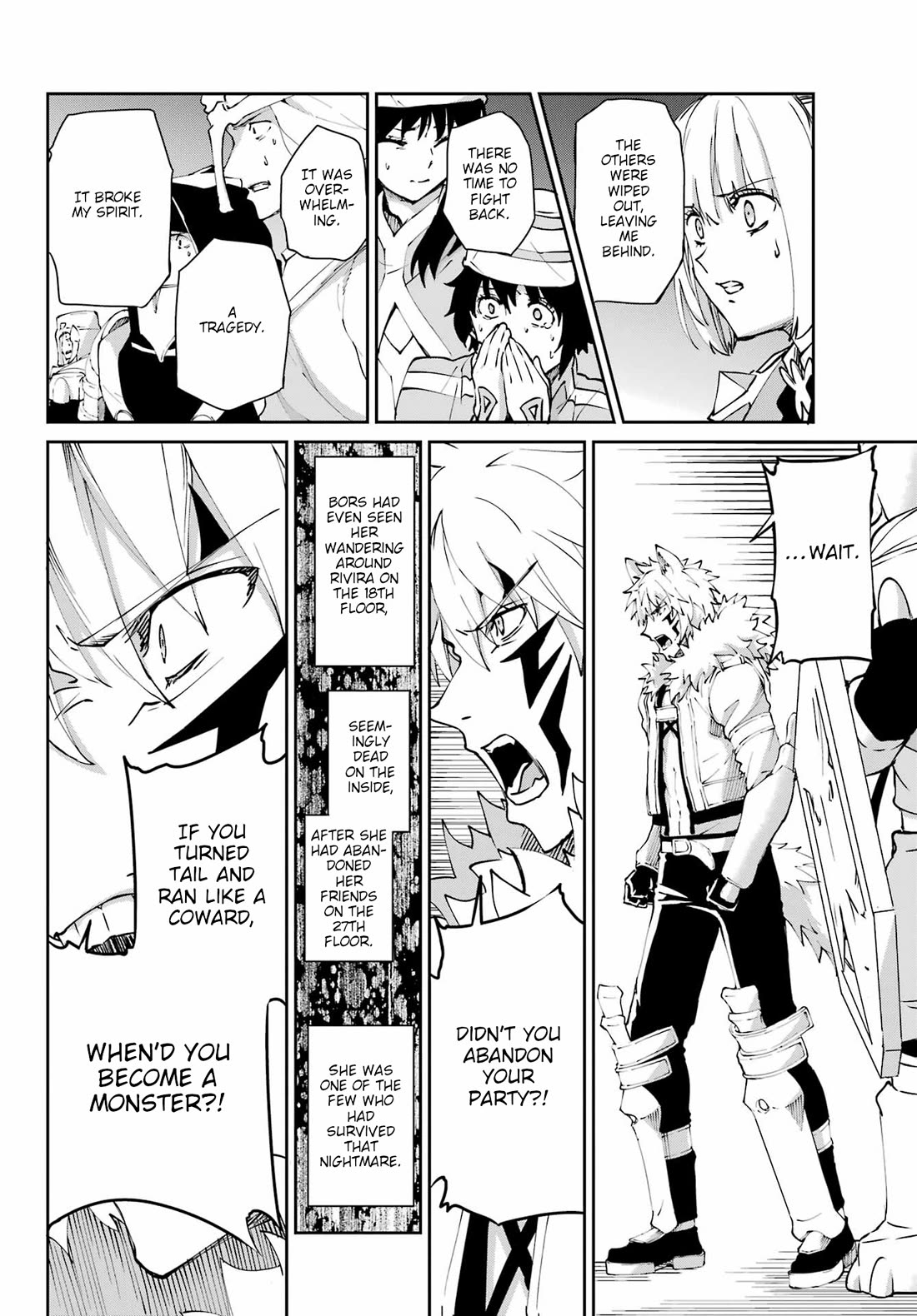 Dungeon ni Deai o Motomeru no wa Machigatte Iru Darou ka Gaiden - Sword Oratoria Chapter 123 page 45 - Chapter 123: Deduction