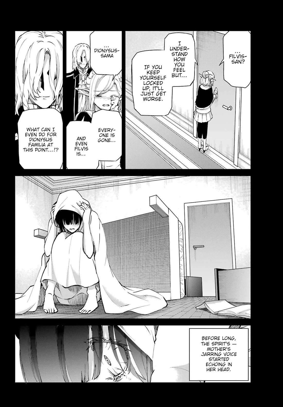 Dungeon ni Deai o Motomeru no wa Machigatte Iru Darou ka Gaiden - Sword Oratoria Chapter 124 page 24 - Chapter 124: Motive
