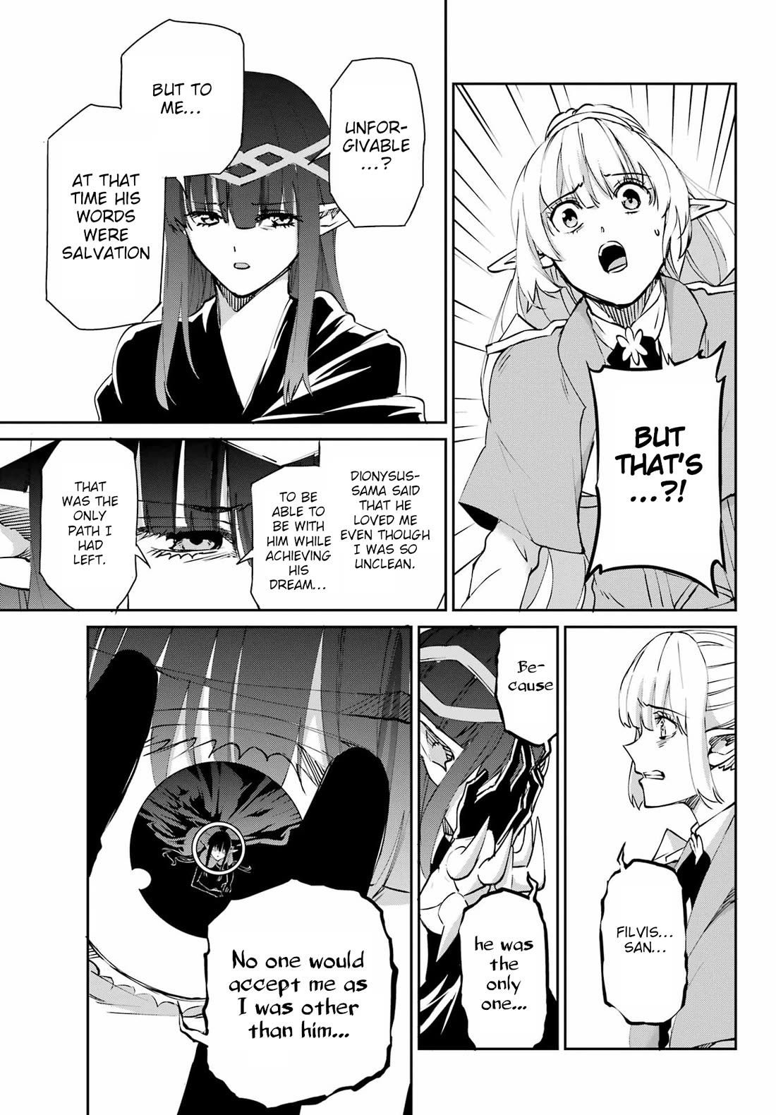 Dungeon ni Deai o Motomeru no wa Machigatte Iru Darou ka Gaiden - Sword Oratoria Chapter 124 page 31 - Chapter 124: Motive