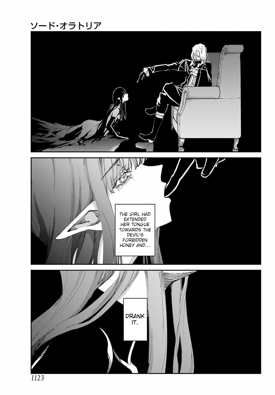 Dungeon ni Deai o Motomeru no wa Machigatte Iru Darou ka Gaiden - Sword Oratoria Chapter 124 page 33 - Chapter 124: Motive