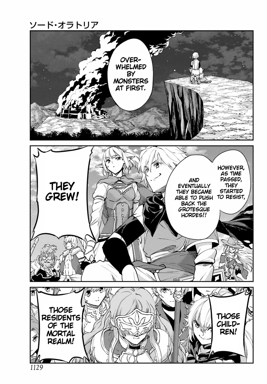 Dungeon ni Deai o Motomeru no wa Machigatte Iru Darou ka Gaiden - Sword Oratoria Chapter 124 page 39 - Chapter 124: Motive