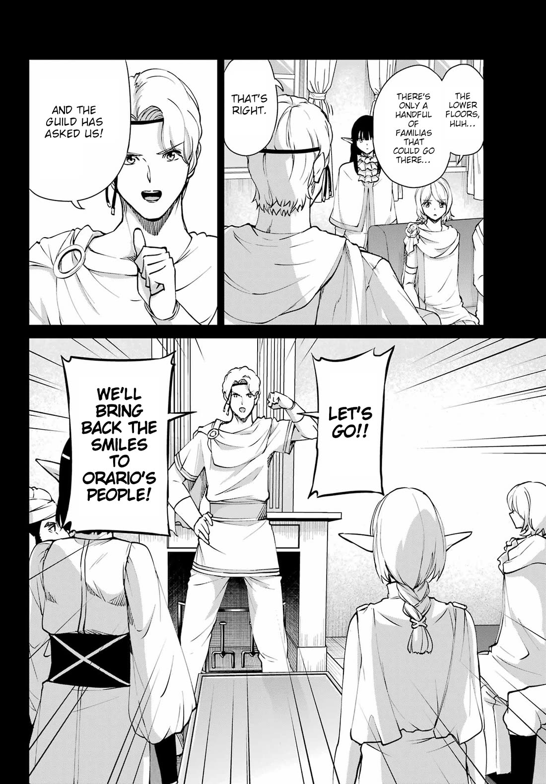 Dungeon ni Deai o Motomeru no wa Machigatte Iru Darou ka Gaiden - Sword Oratoria Chapter 124 page 4 - Chapter 124: Motive
