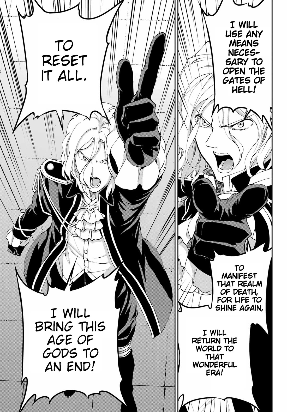 Dungeon ni Deai o Motomeru no wa Machigatte Iru Darou ka Gaiden - Sword Oratoria Chapter 124 page 43 - Chapter 124: Motive