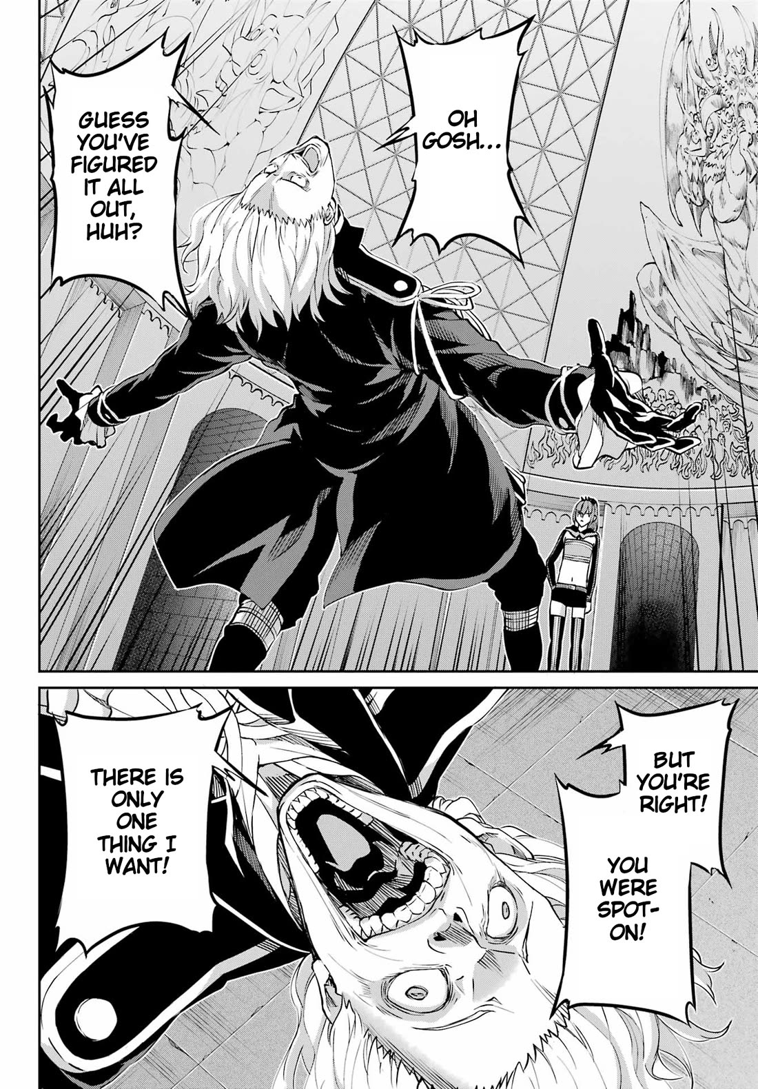 Dungeon ni Deai o Motomeru no wa Machigatte Iru Darou ka Gaiden - Sword Oratoria Chapter 124 page 49 - Chapter 124: Motive