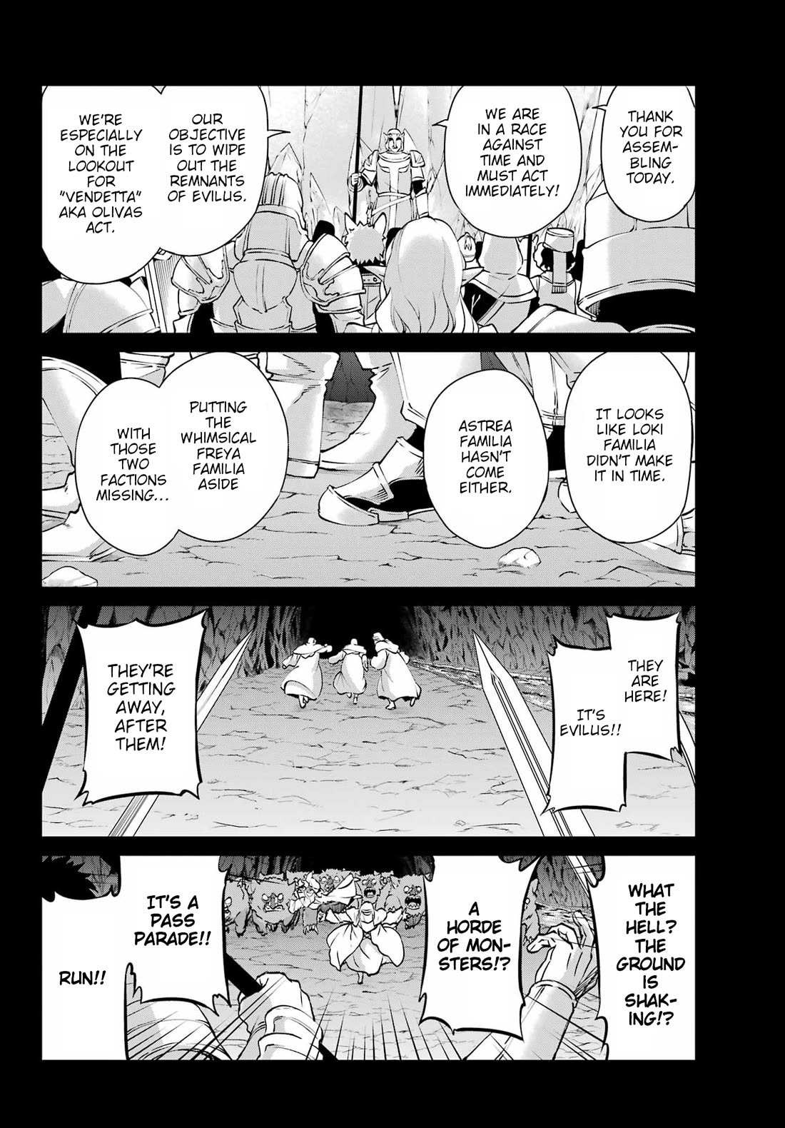 Dungeon ni Deai o Motomeru no wa Machigatte Iru Darou ka Gaiden - Sword Oratoria Chapter 124 page 6 - Chapter 124: Motive