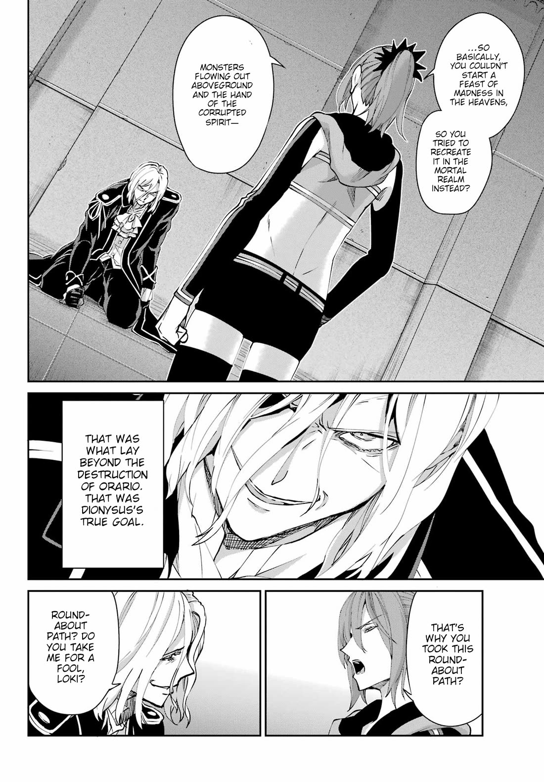 Dungeon ni Deai o Motomeru no wa Machigatte Iru Darou ka Gaiden - Sword Oratoria Chapter 125 page 10 - Chapter 125: Separation