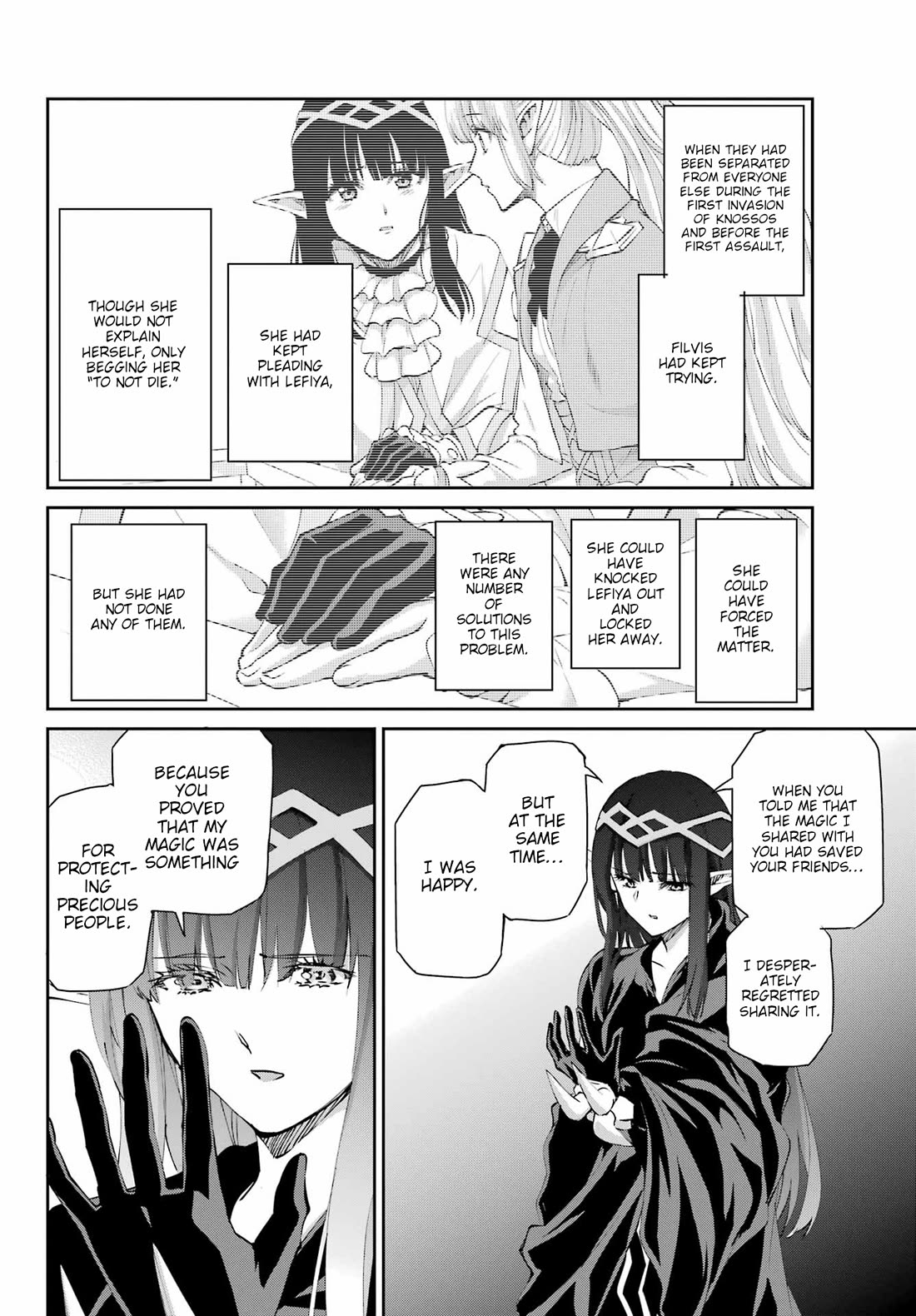 Dungeon ni Deai o Motomeru no wa Machigatte Iru Darou ka Gaiden - Sword Oratoria Chapter 125 page 26 - Chapter 125: Separation